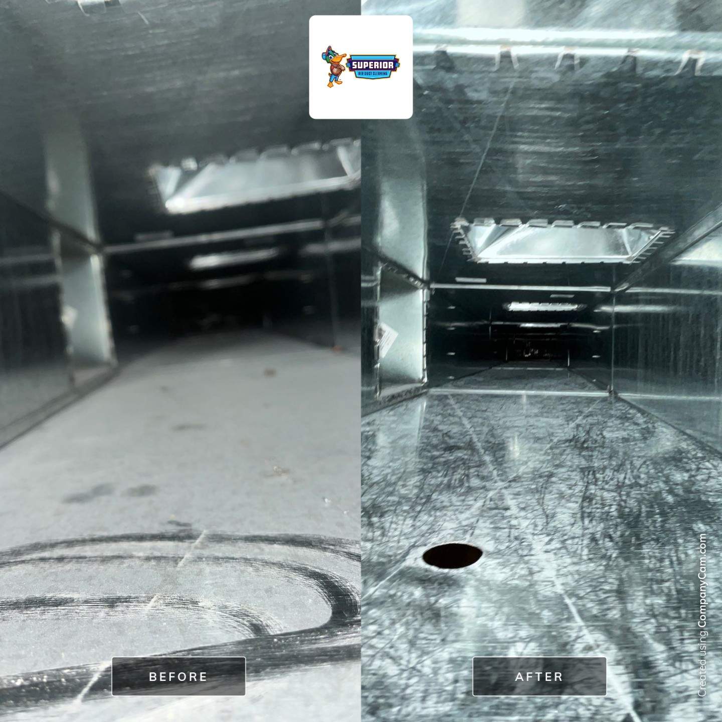 Air Duct Cleaning With a Vacuum Truck in Columbiana, OH by Superior Air Duct Cleaning