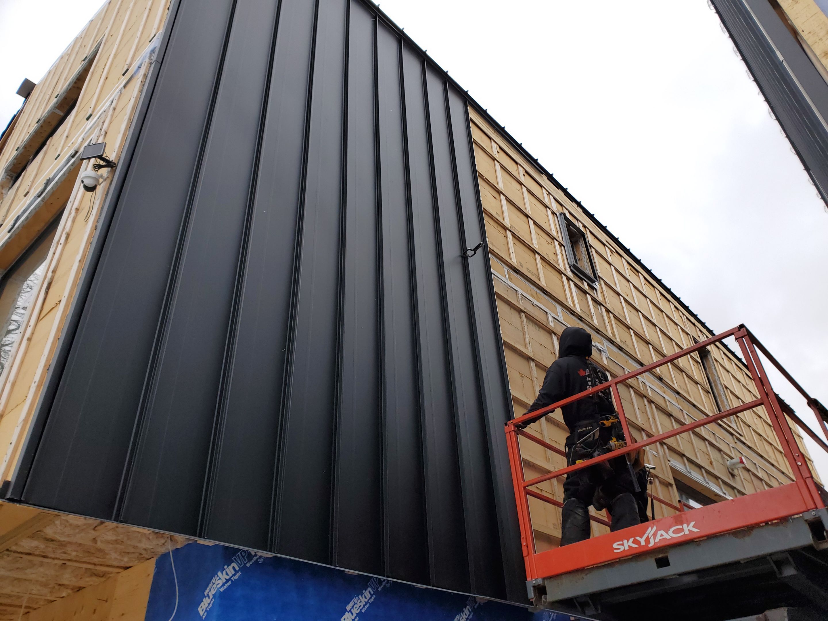 New Home Construction using 16" Standing Seam Panels by Jay Carter Roofing & Sheet Metal