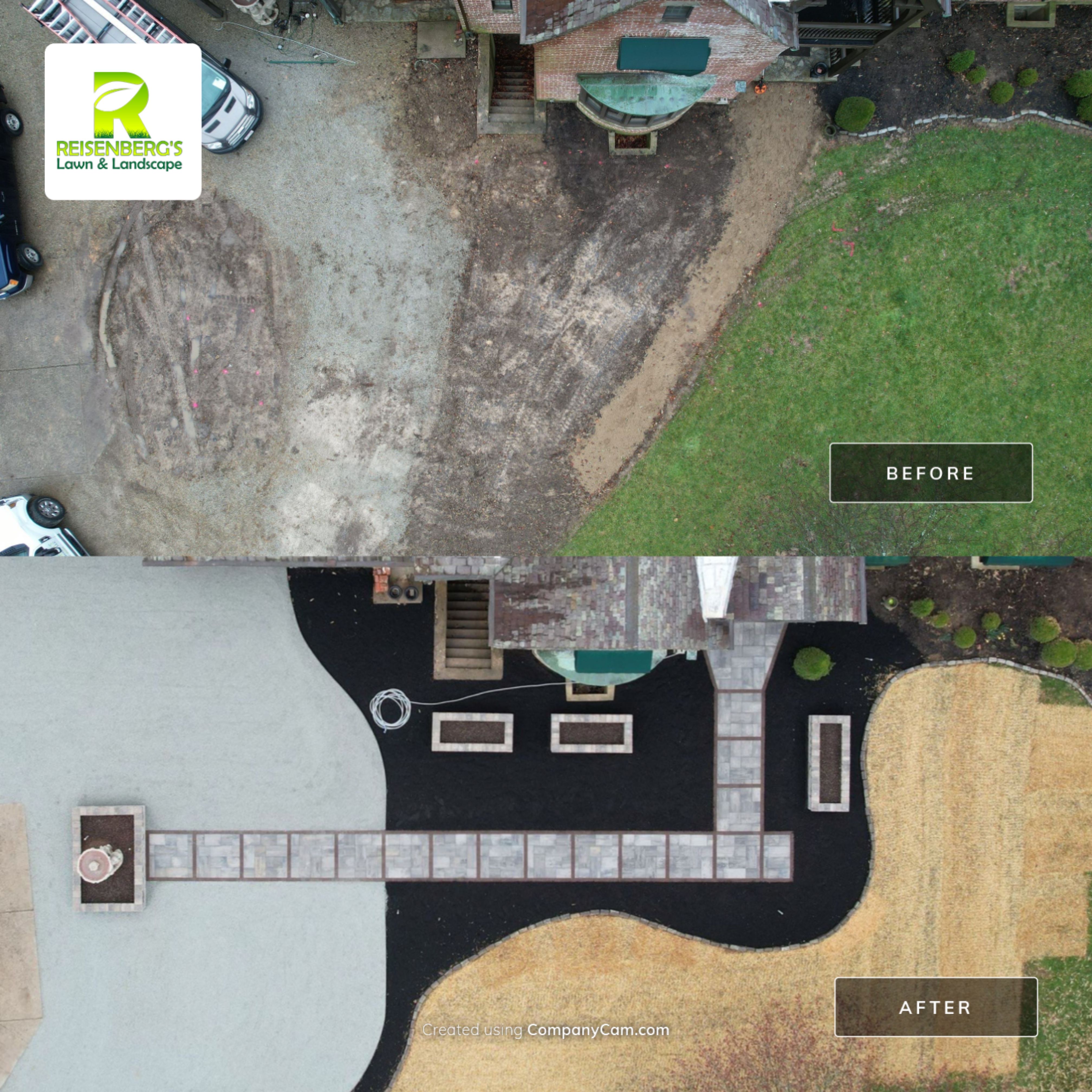 Hardscape Design & Install using Unilock Products by Reisenberg’s Lawn & Landscape, LLC