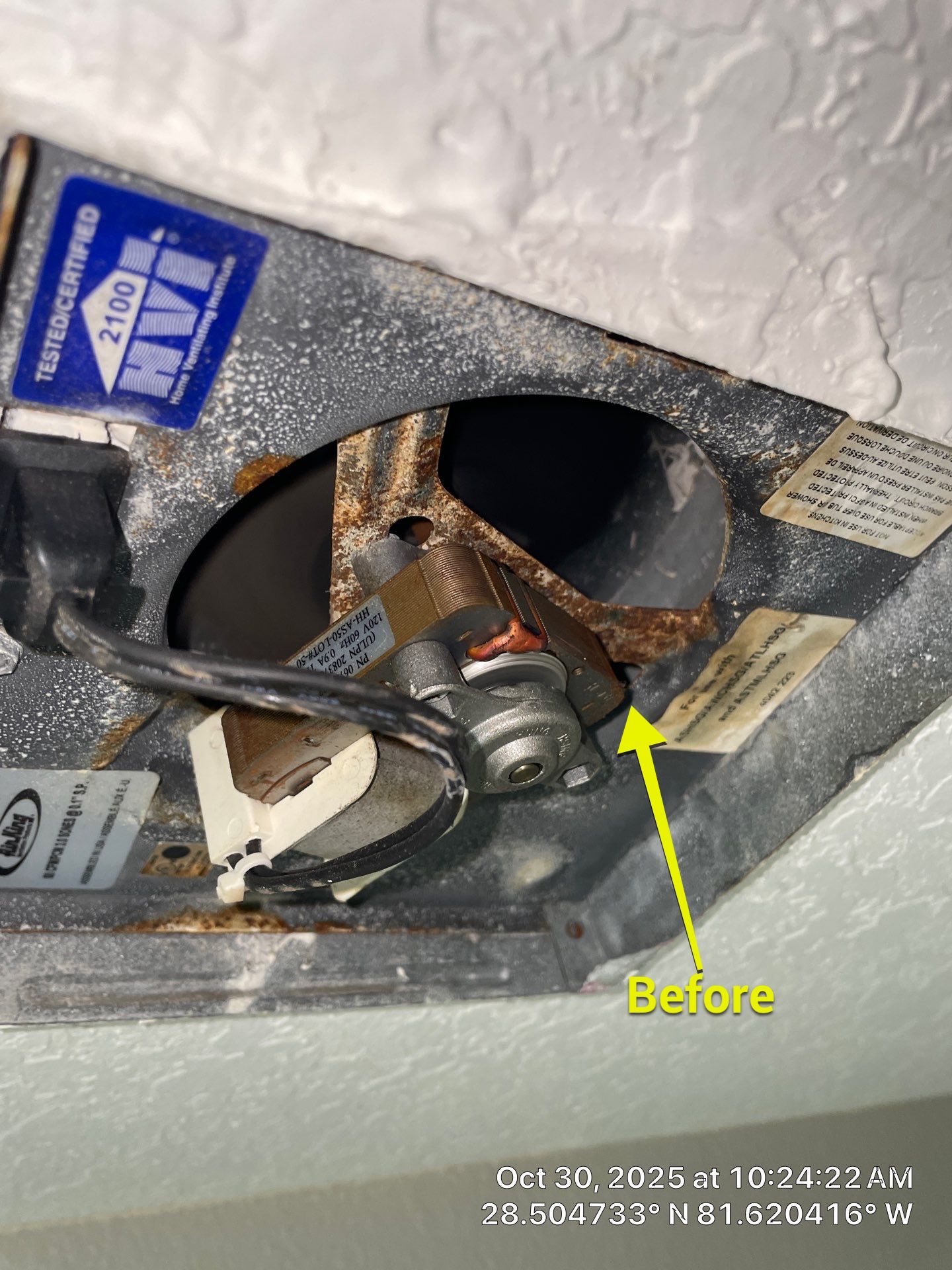 Dryer Vent and Bathroom Exhaust Fan Cleaning in Winter Garden by Hygienic Air, Inc