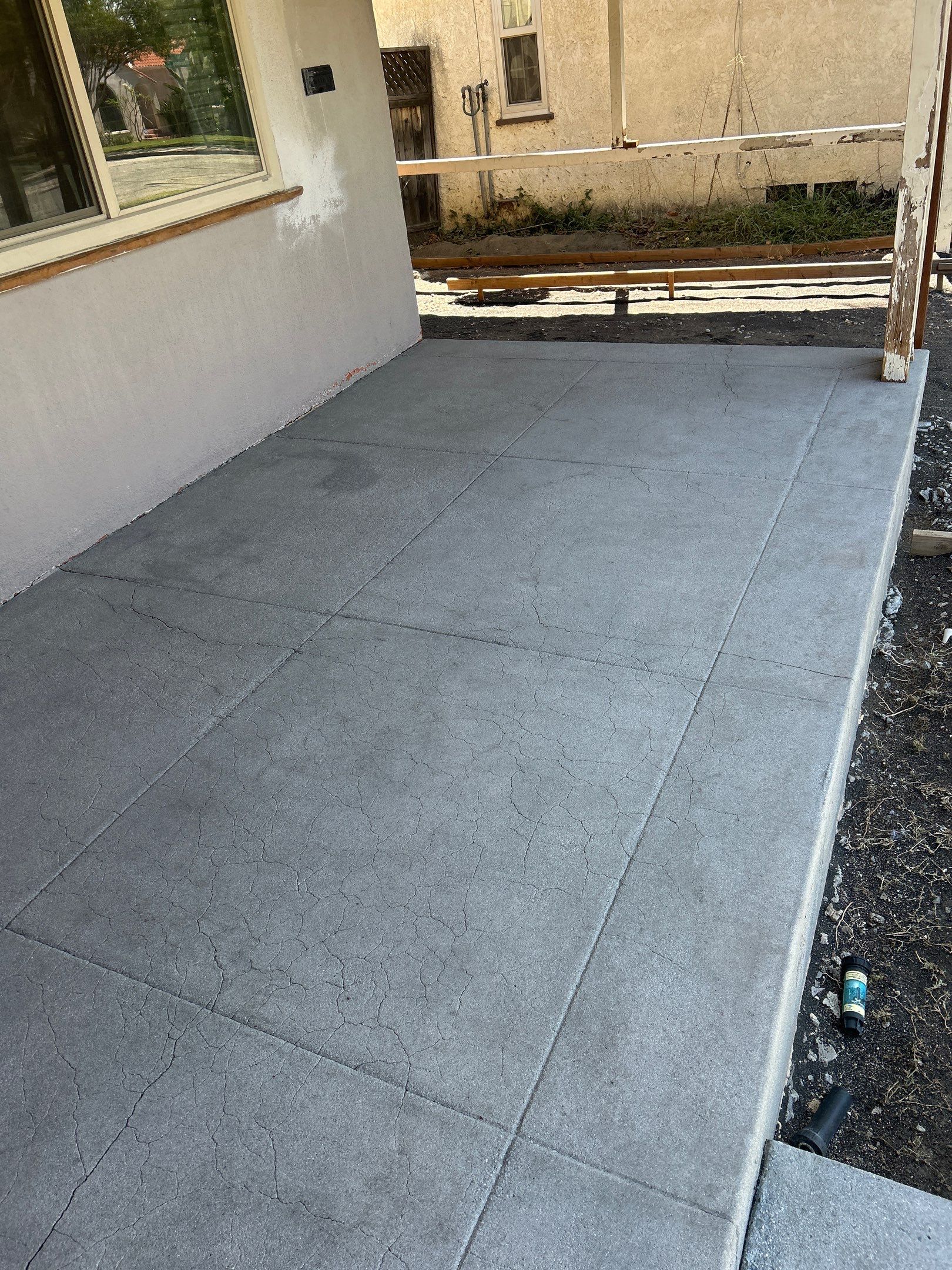 Sandblasting Paint Off Concrete Front Porch In San Bernandino by La Power Washing Inc