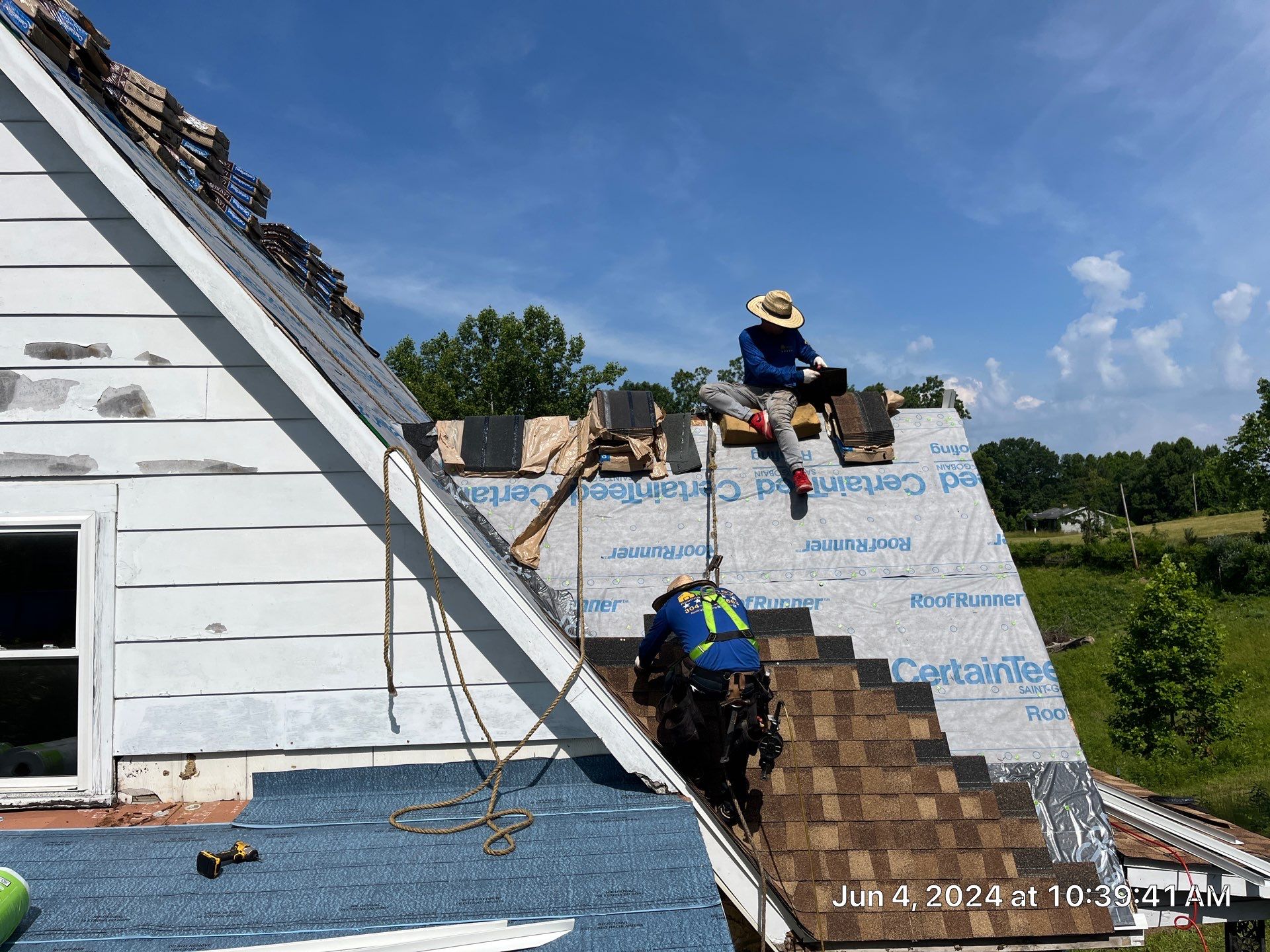 Residential Roofing Installation using Certainteed Landmark Pro Shingles by Fahey Roofing + Contracting