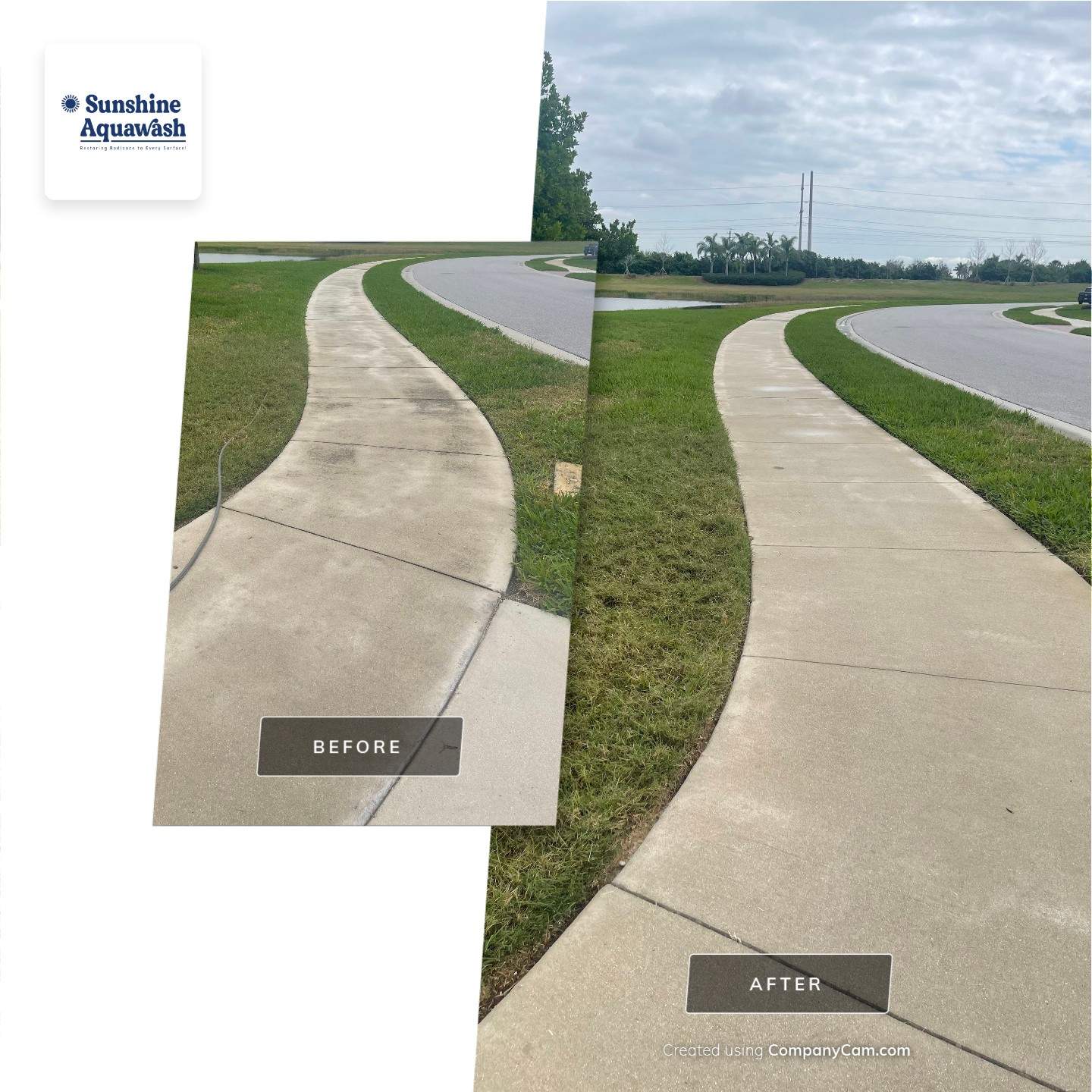 HOA Paver Driveway & Sidewalk Cleaning in Sarasota National, Venice, FL | Sunshine AquaWash by Sunshine AquaWash