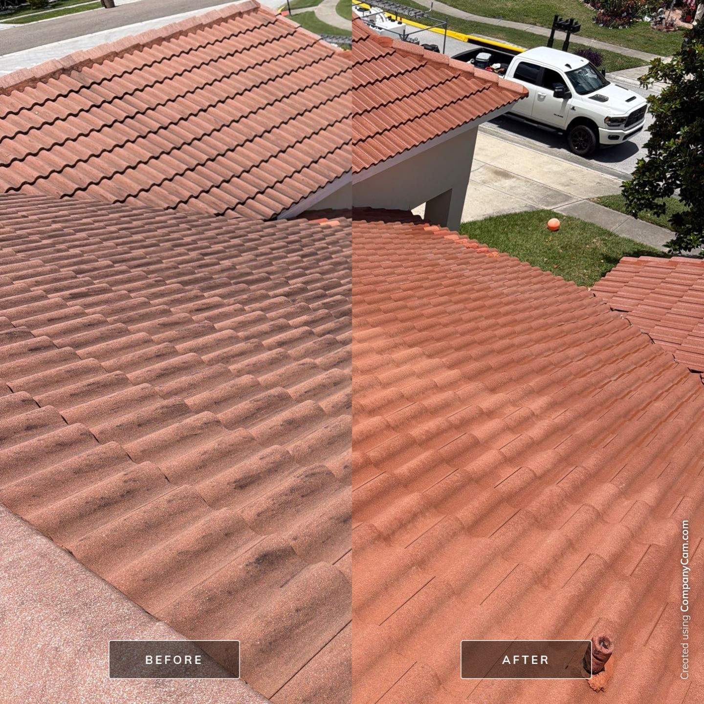 Tile Roof Cleaning and Residential Exterior Wash in Kissimmee by Mallard Systems