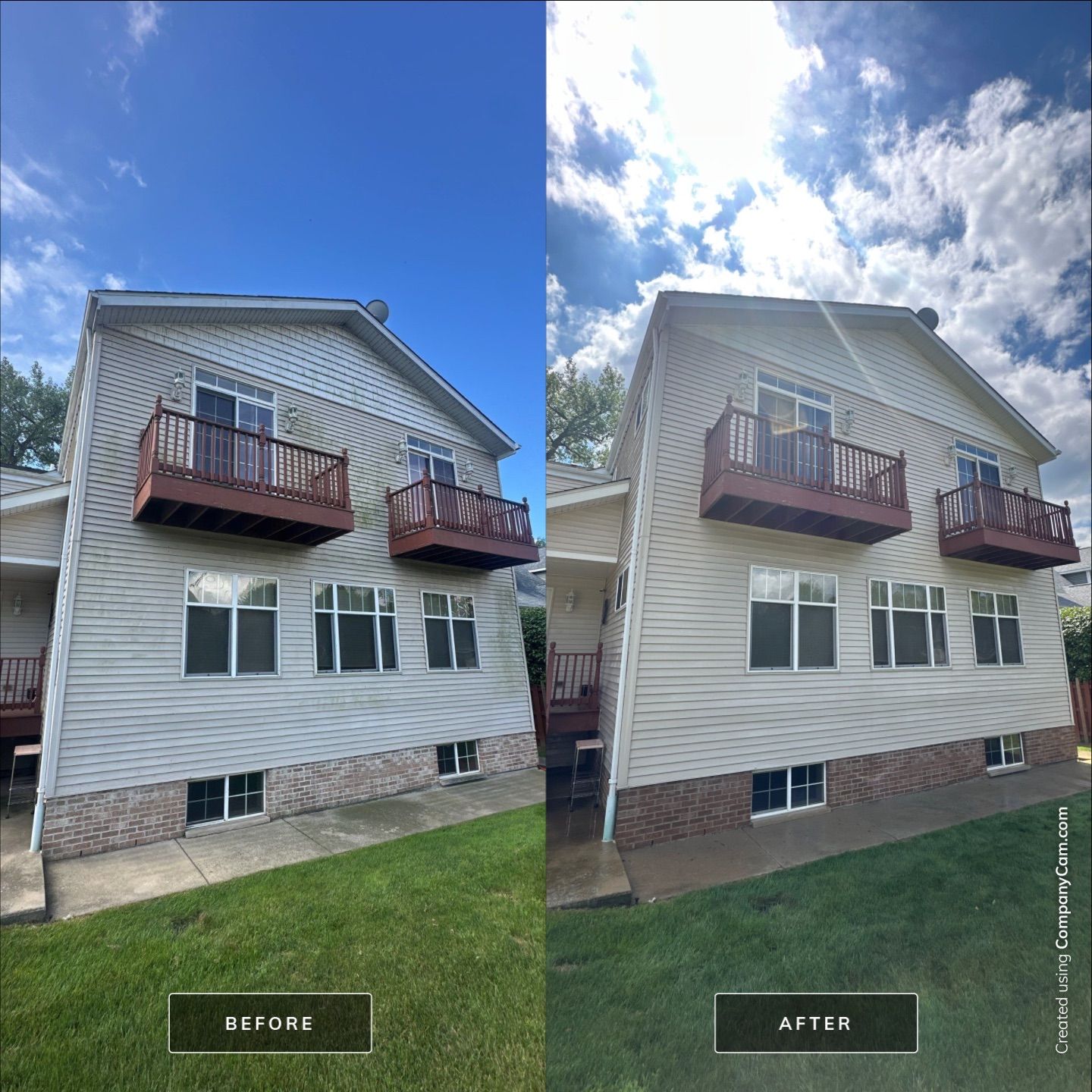 Project in Spring Grove by Simmons Power & Soft Washing