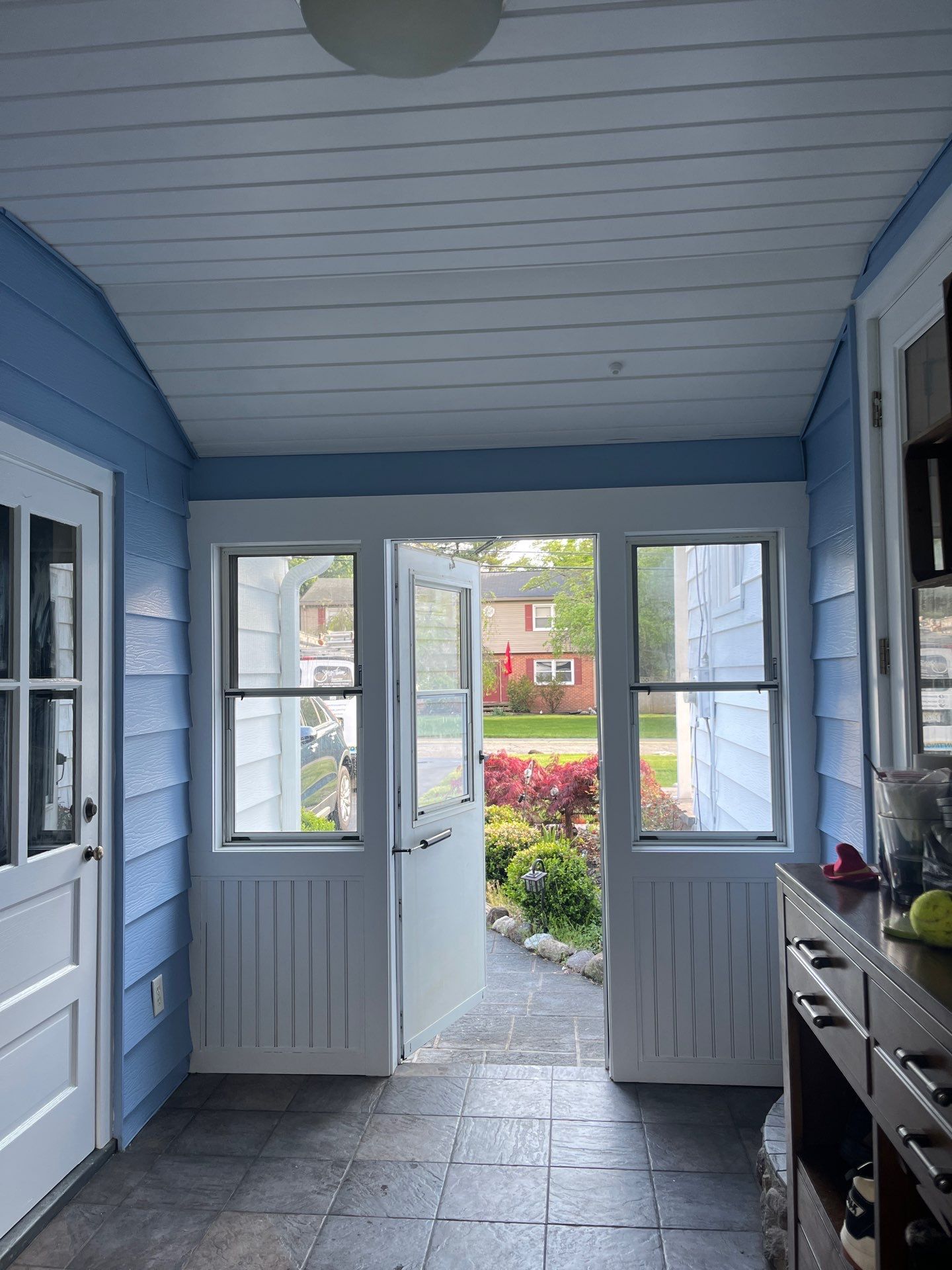 Kinnelon Residential Exterior Painting and Enclosed Porch Update by Spectrum Painting, LLC