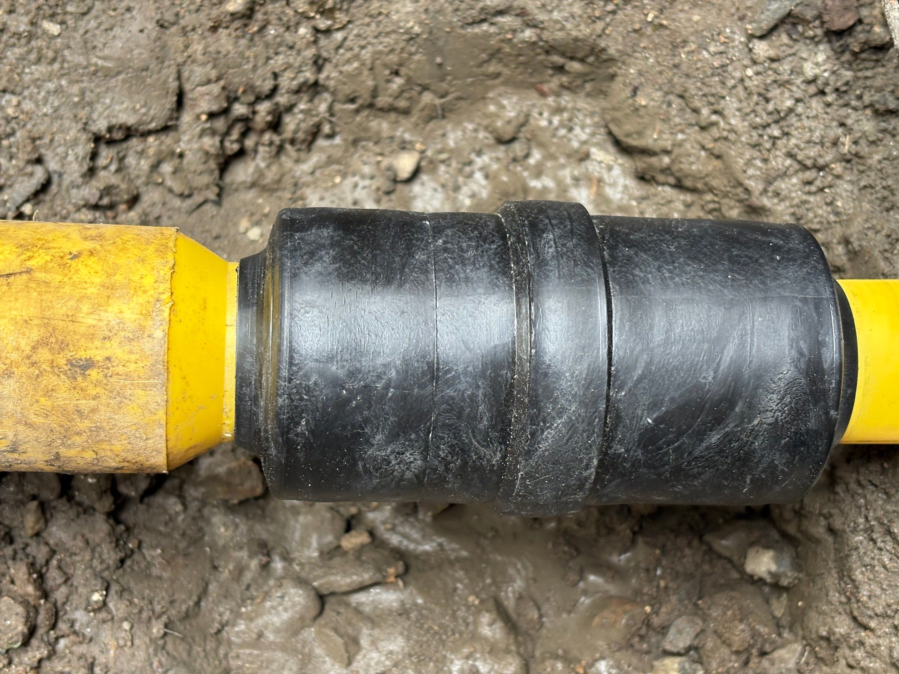 Bad Gas Line installation Leak by Professional Plumbing Inc 