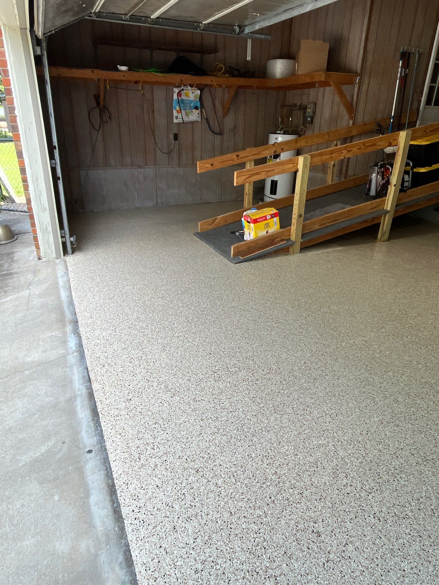 Garage Floor Coating using Shoreline by My Garage Floor Guys