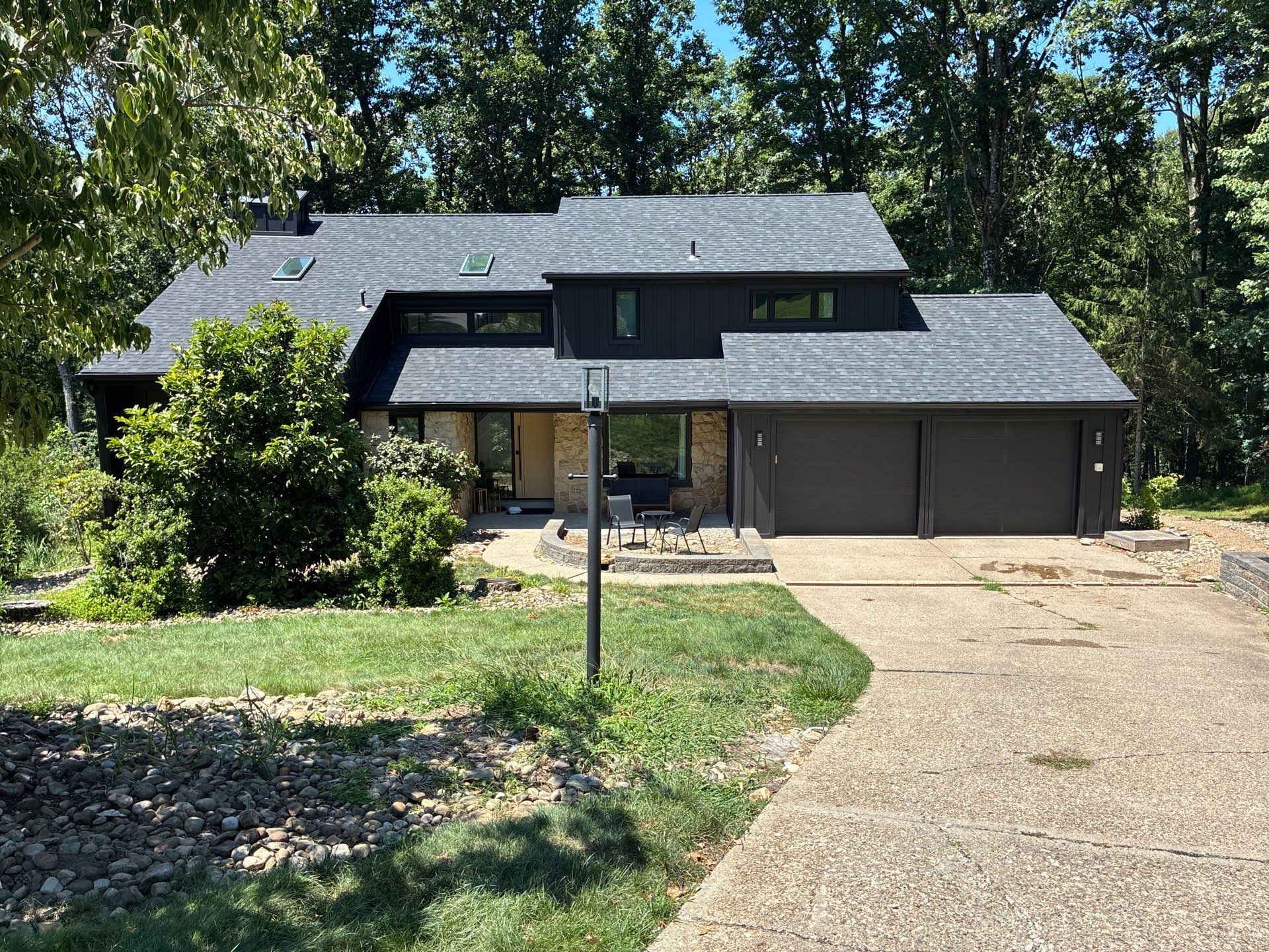 James Hardie Board and Batten Midnight Black Renovation in Wexford by Ideal Siding Pittsburgh