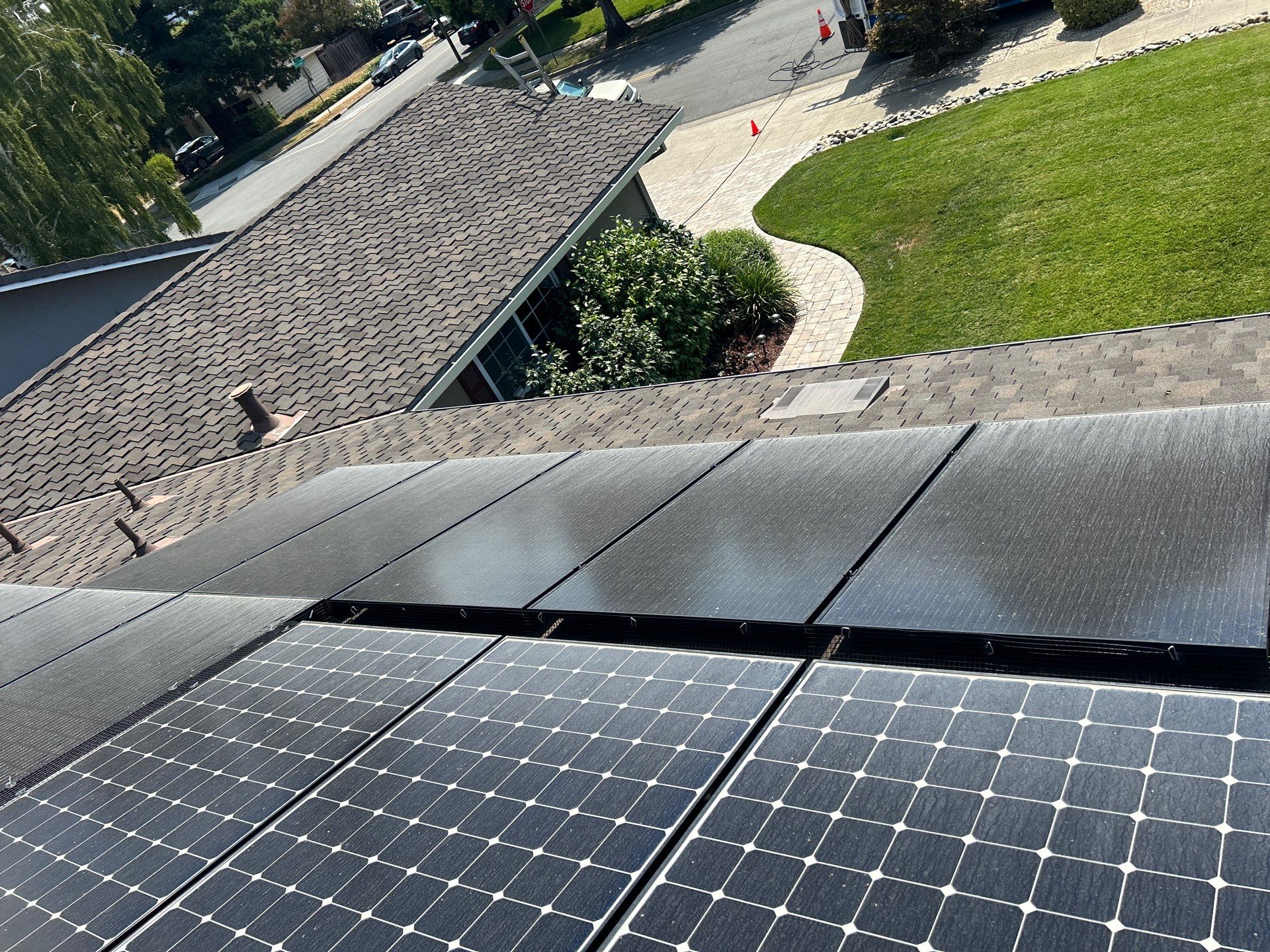 Solar Panel Critter Guard Installation by All One Solar Shine