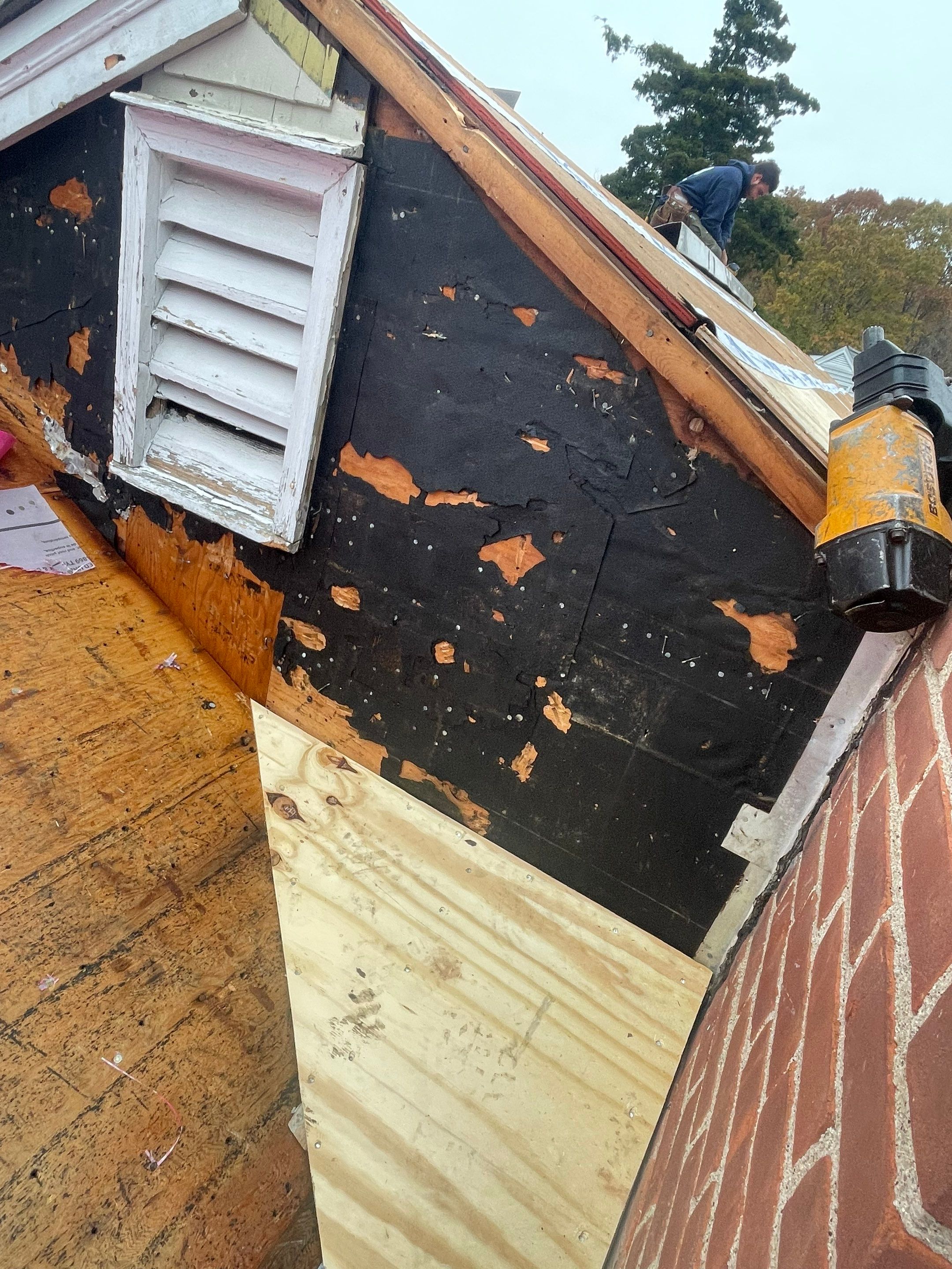 Residential Roofing Installation using Owens Corning Duration Driftwood by A Plus Exterior