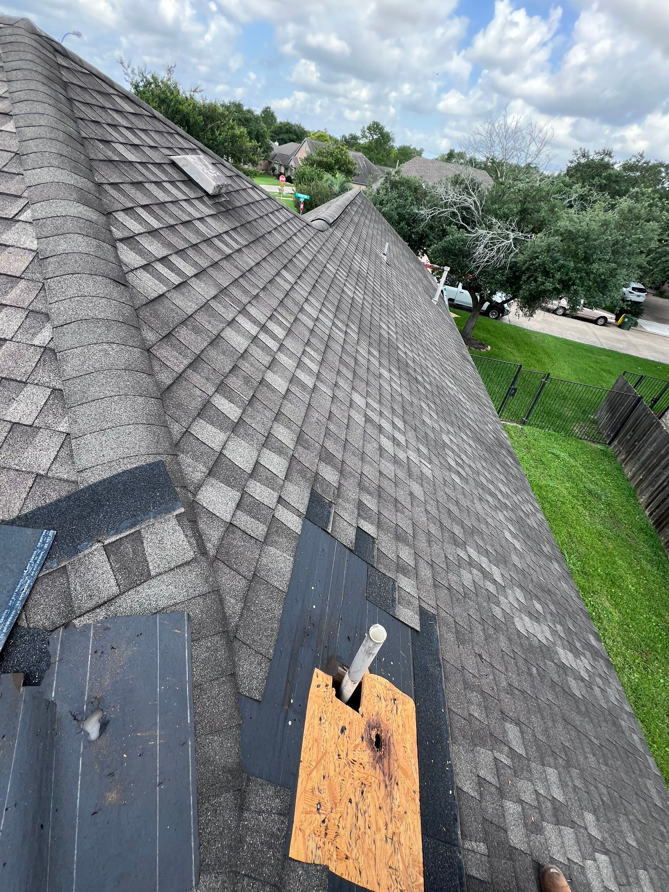 Hail Damage using Owen's Corning Duration (Lifetime) Shingles by Roof Repair Services LLC