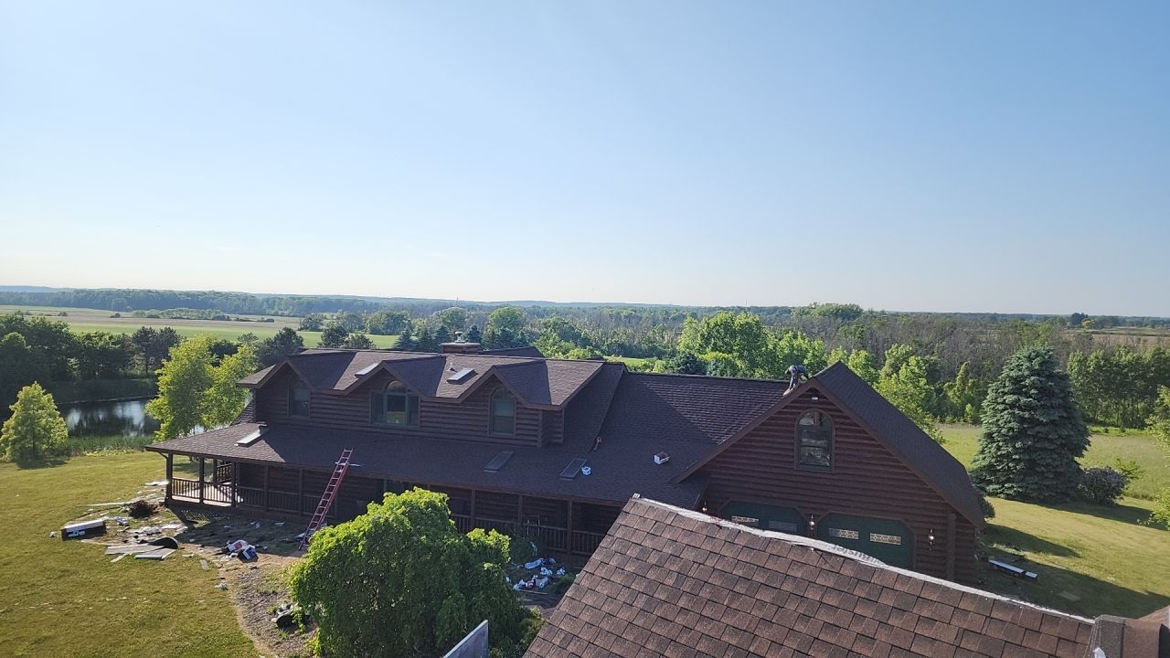 Residential Roofing Installation using GAF timberline HDZ shingles by Gellings Roofing & Siding