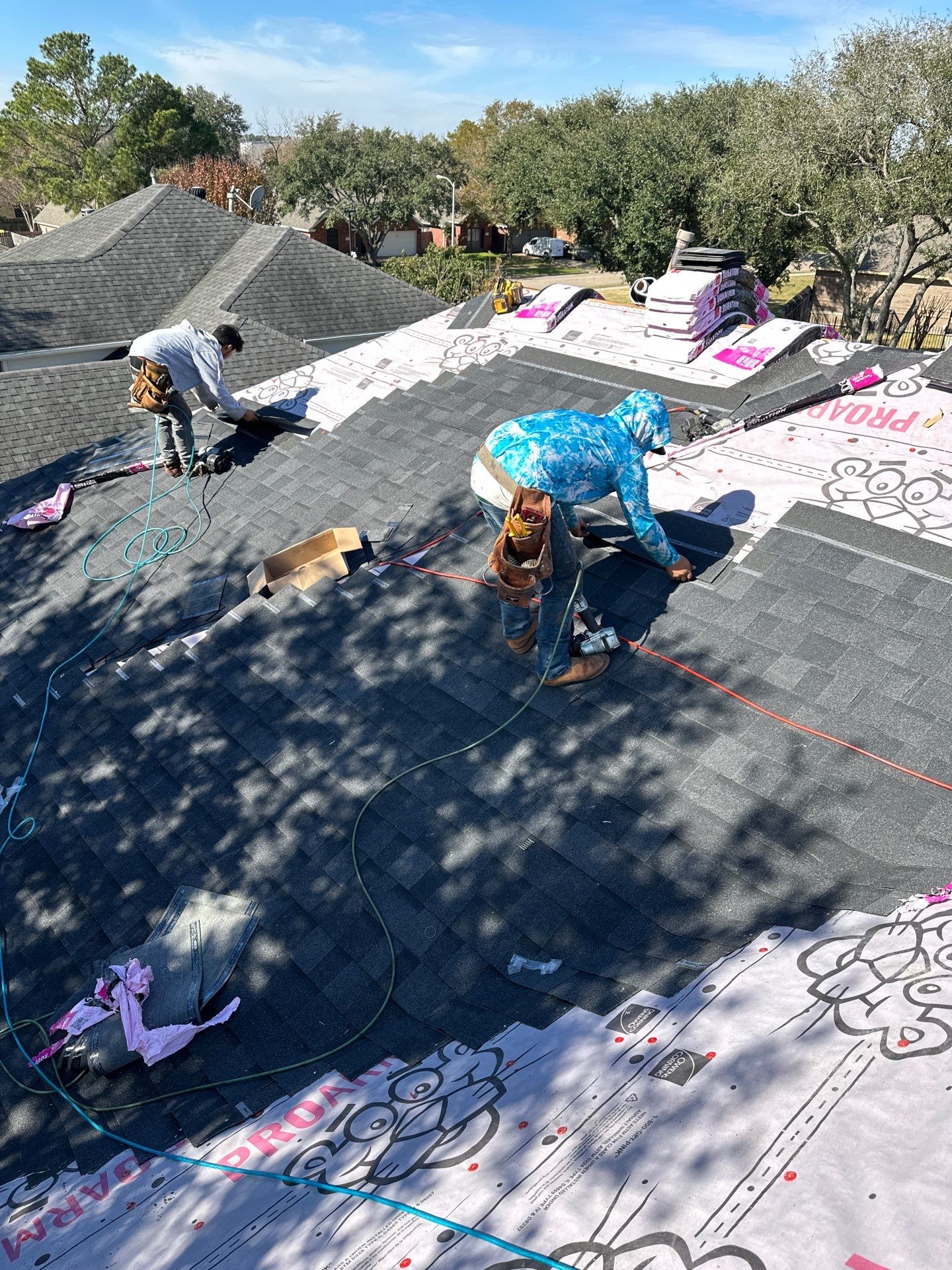 Project in Katy by Motion Roofing