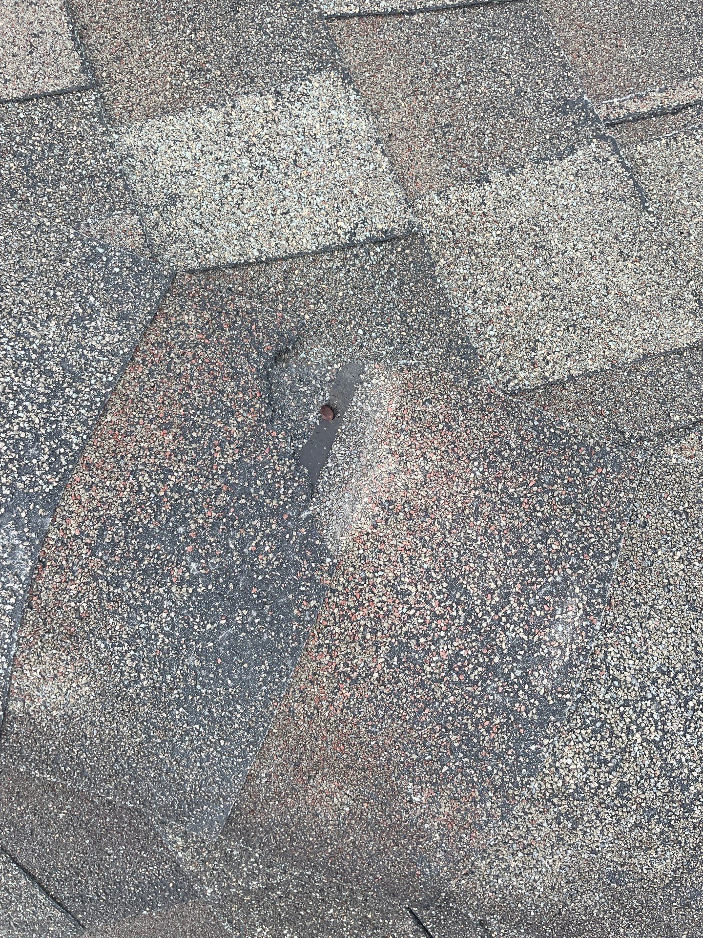 Hail Damage using Owen's Corning Duration (Lifetime) Shingles by Roof Repair Company