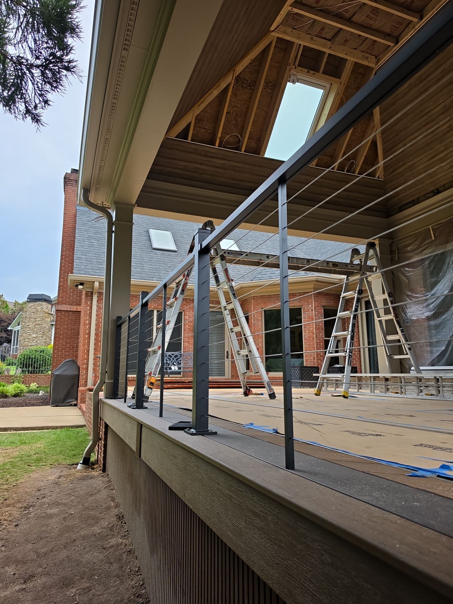 TimberTech Aluminum Deck Installation in Greer by Odio Custom Builders