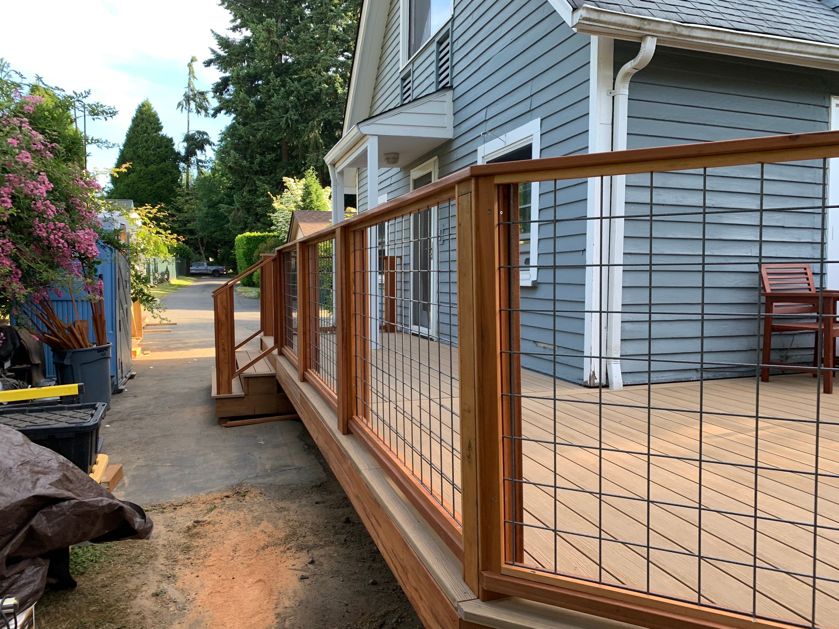 Northgate Wrap around by Alki deck builders 