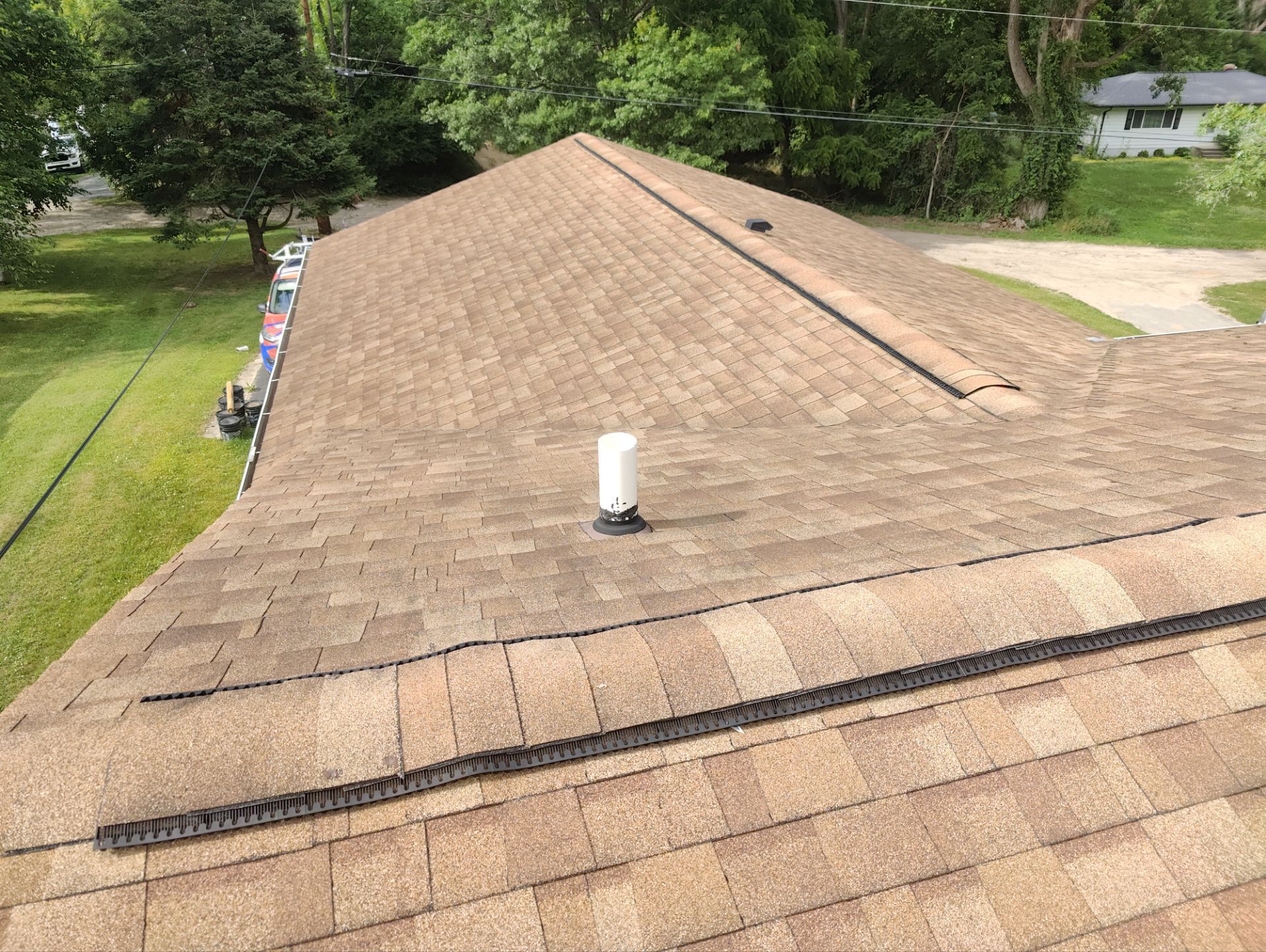 Roof Replacement using Owens Corning Williamsburg Grey by 180 Contractors