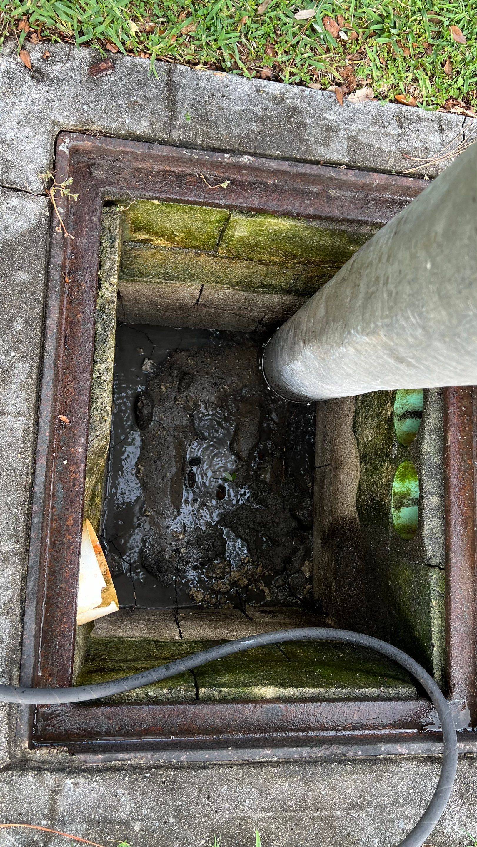 Naples Private Airport Community Catch Basin Cleaning by APS Power & Water