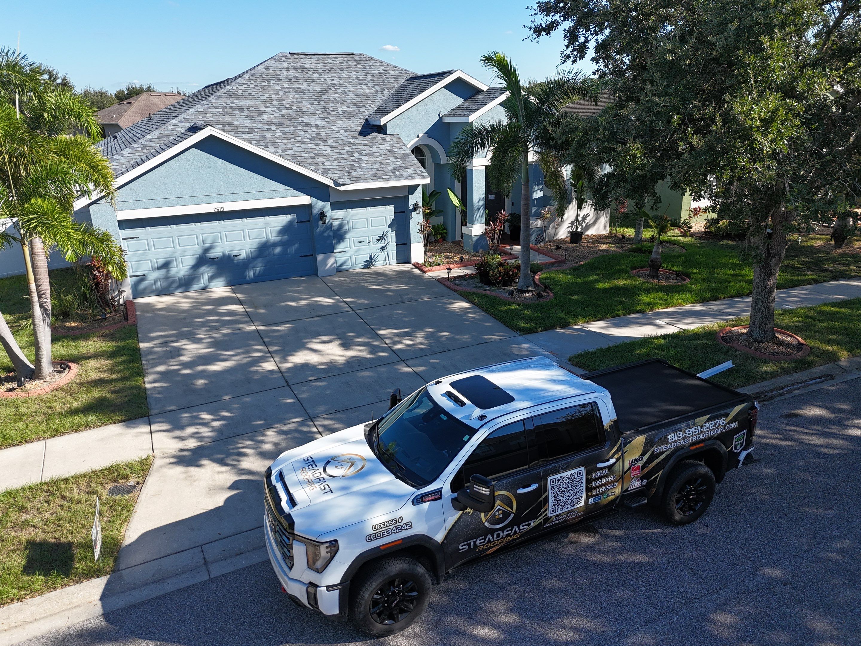 Roof Replacement in Ruskin, Fl. by Steadfast Roofing
