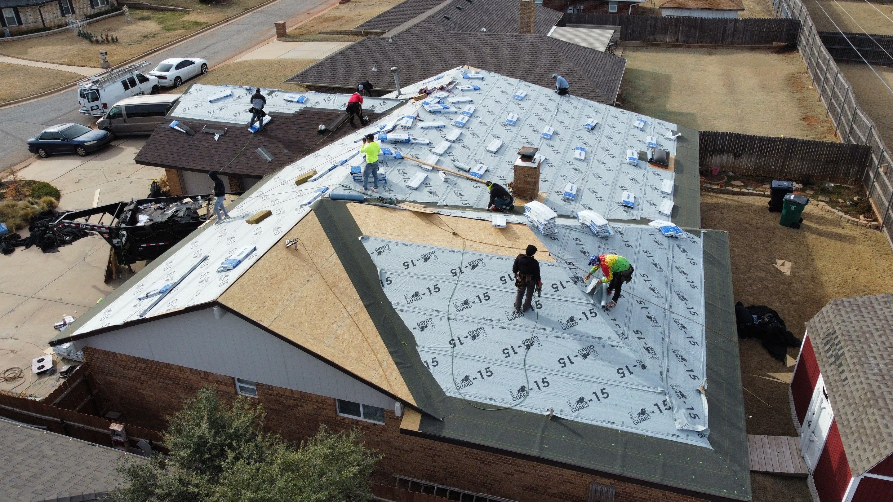 Malarkey Class 3 Antique brown install by Icon Roofing And Construction 