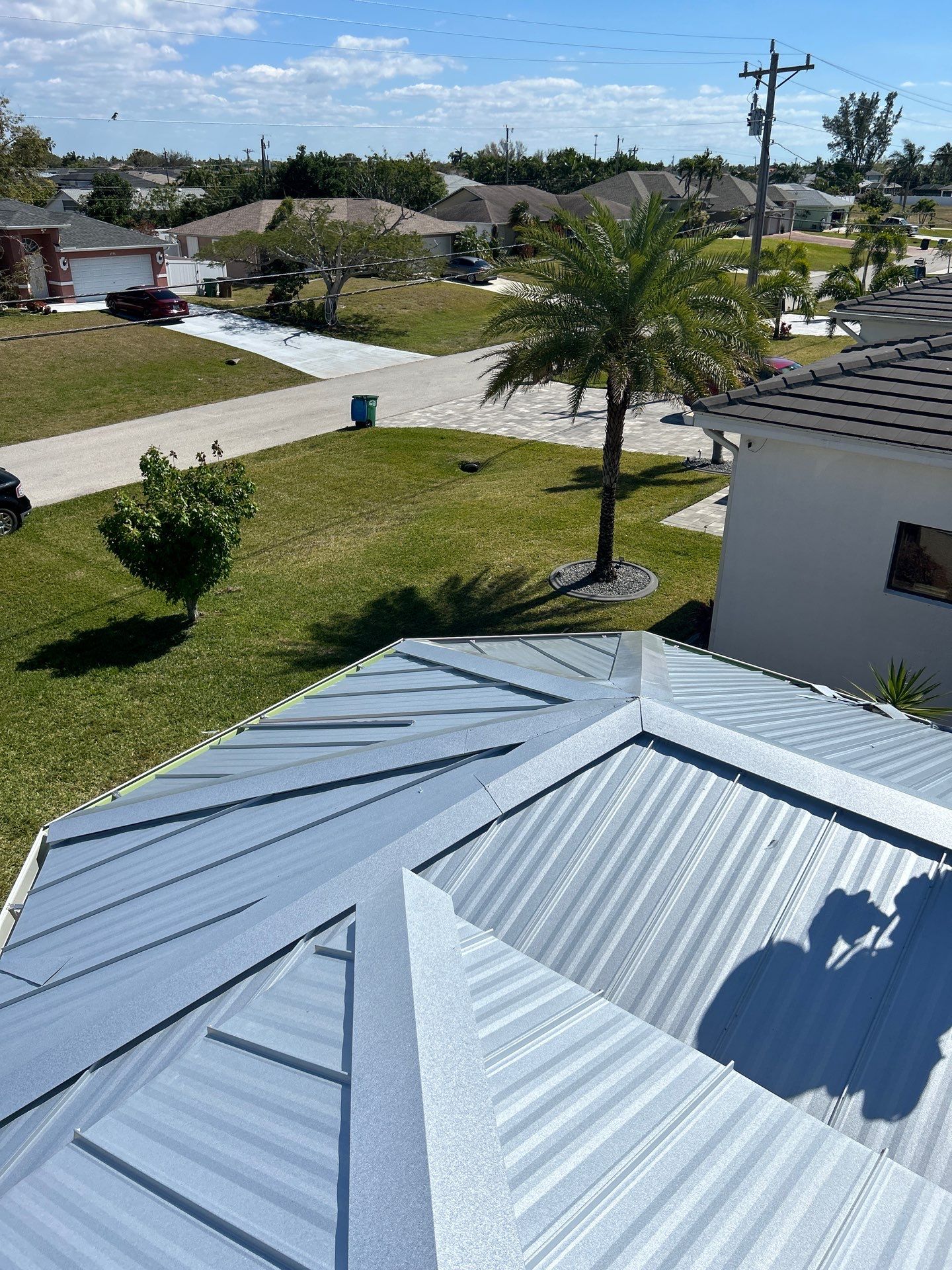 Residential Roofing Installation using Tri County Metal by 1st Class Roofing, Inc. 