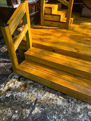 Wood Deck using Wood Sealant
