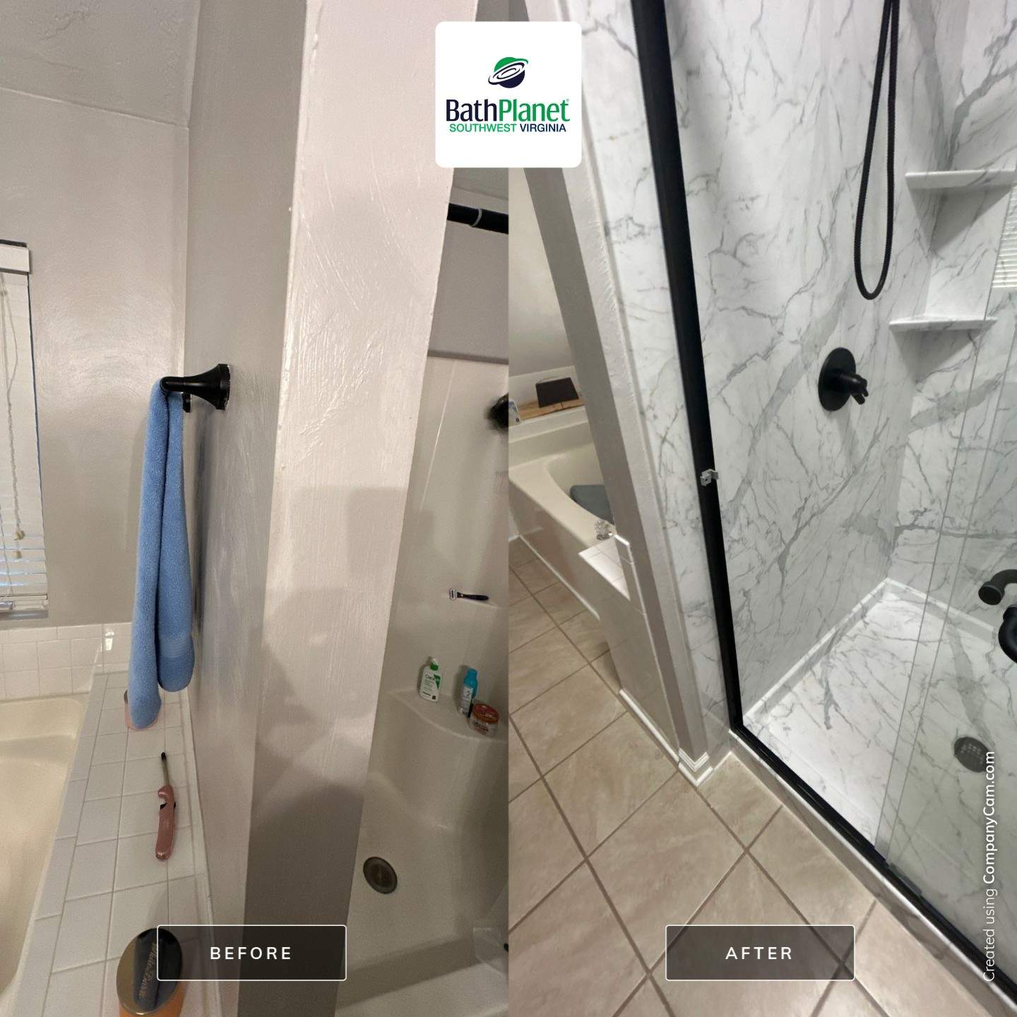 Shower Stall to Walk-In by BathPlanet SW Virginia