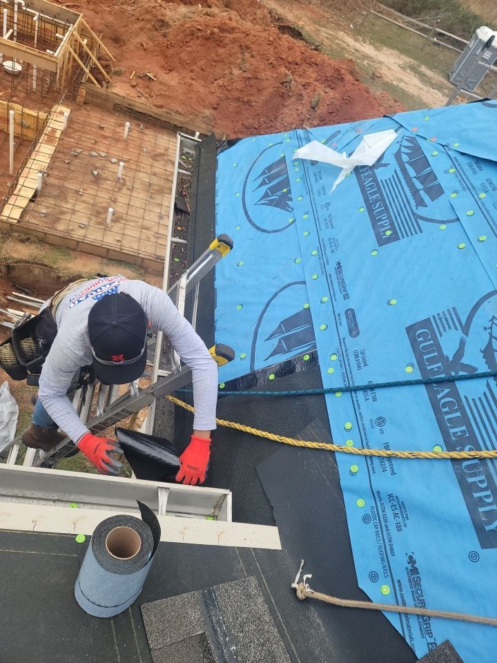 Residential Roofing Installation using Roof Replacement by American Roofing & Construction LLC