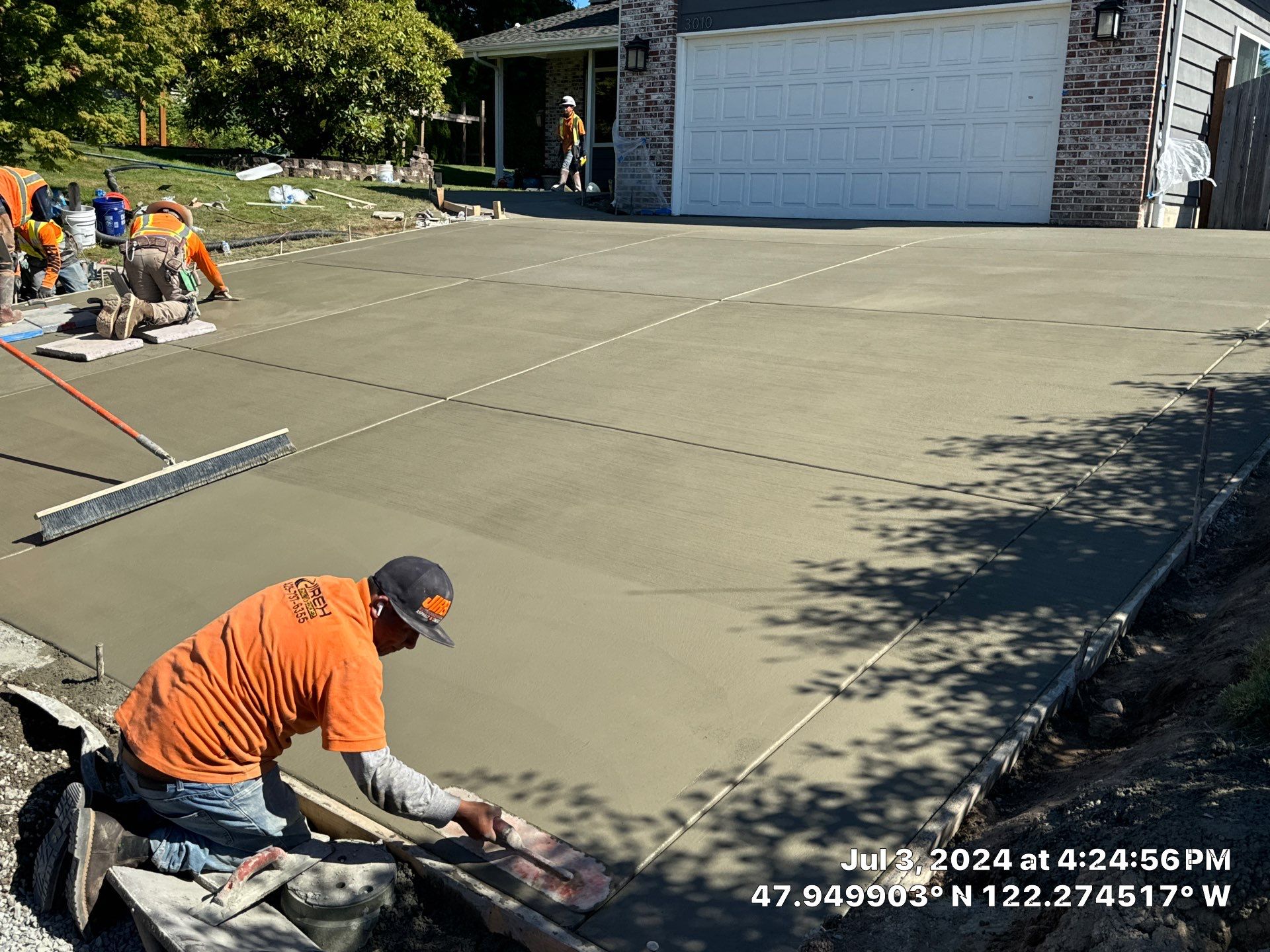 Jacob | Concrete Driveway  by Jireh Asphalt & Concrete Inc 