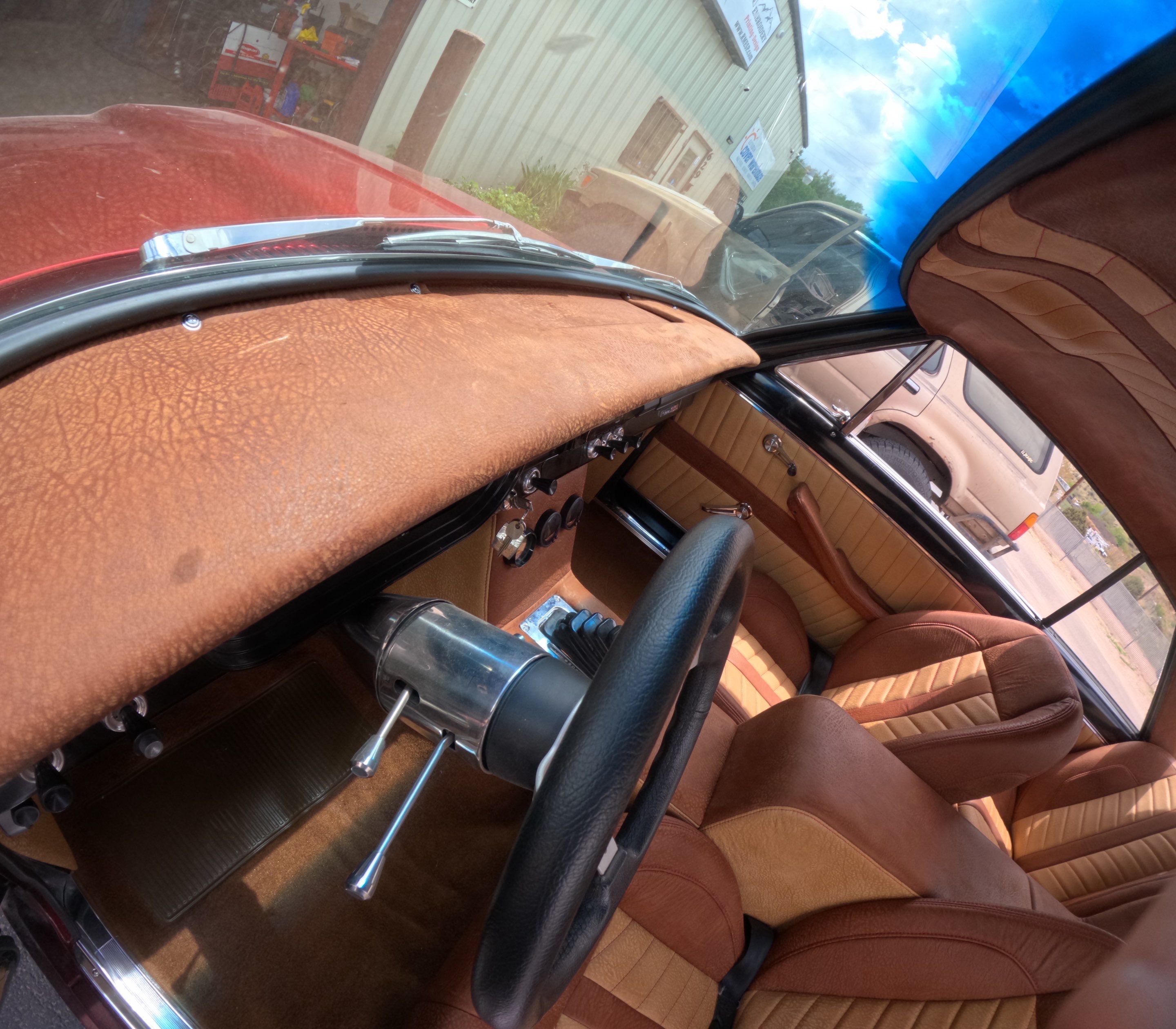 1963 Nova SS Custom Leather Interior  by Rocky Mountain Upholstery Co