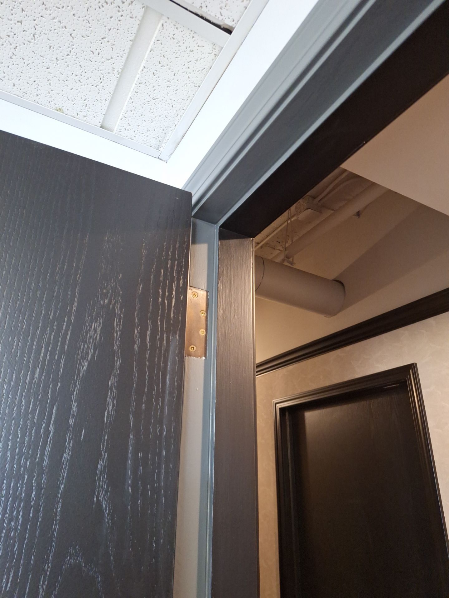 Interior Office Painting & Wall Repair in Downtown Muskegon by Gordon Painting