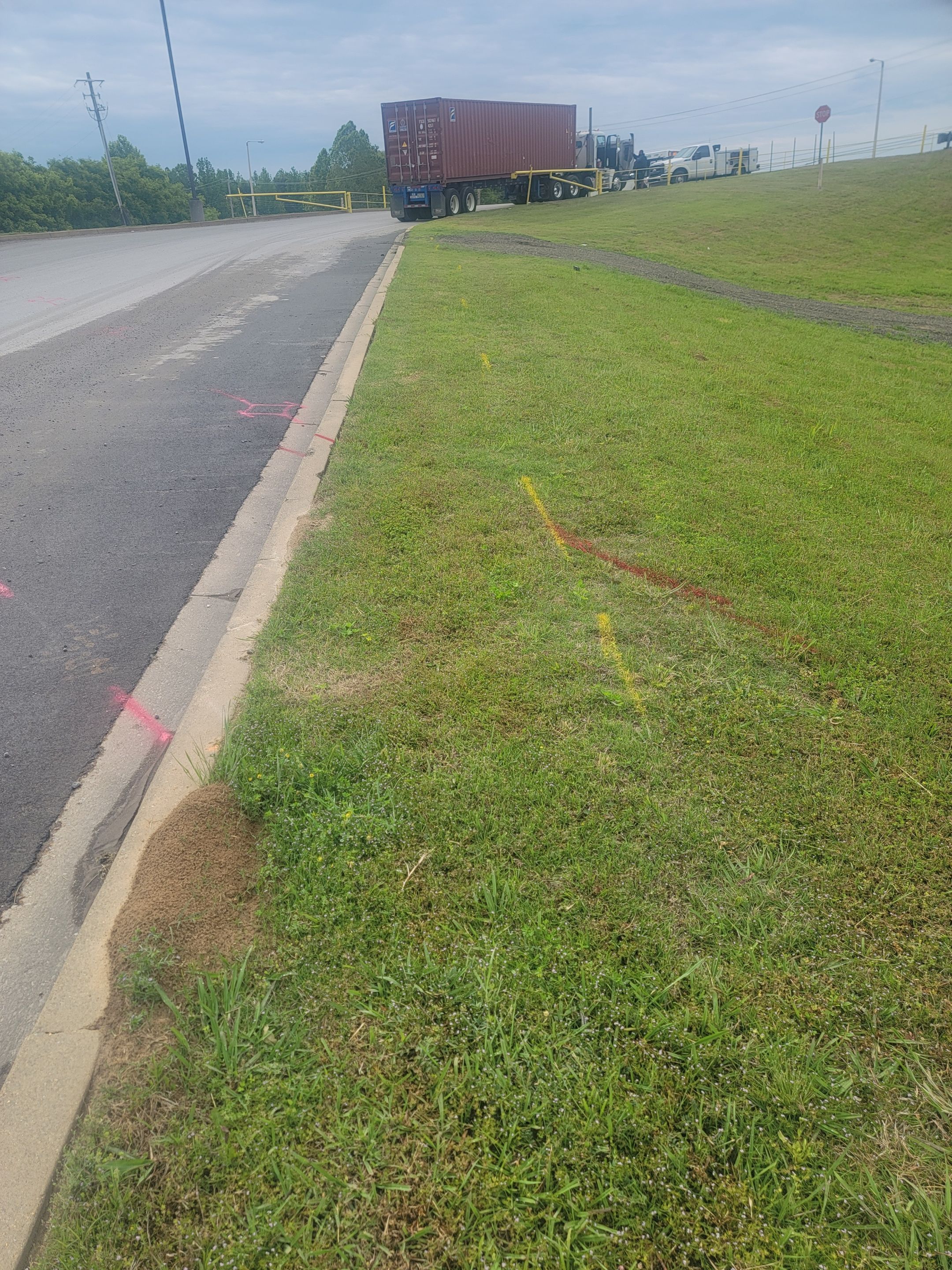 Locating voids and areas of concern for parking lot repairs by Alsip Locating Service, LLC