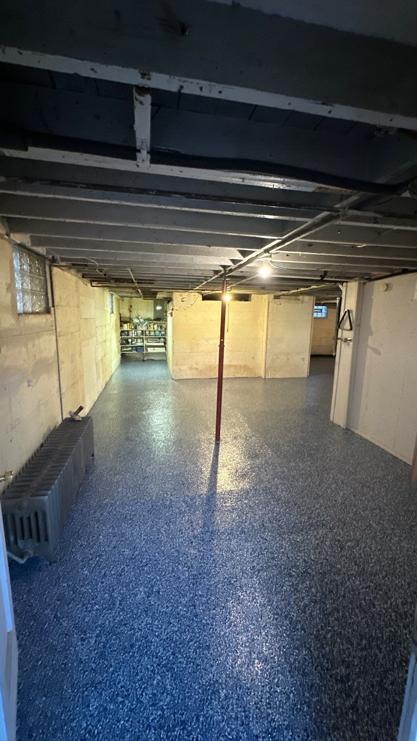 Gravel Basement Project in Leechburg by Floors in a Day, Inc