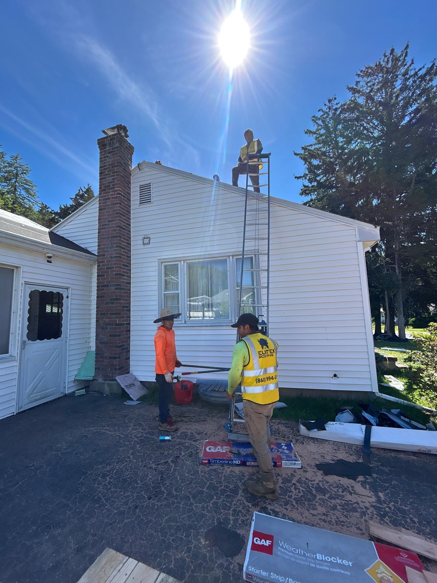 Project in Southington, CT by Elitex Roofing