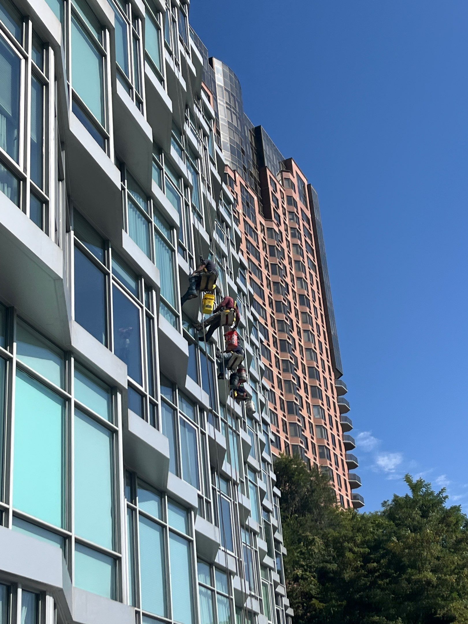 Commercial Window Cleaning in Edgewater, NJ by Clearview Washing
