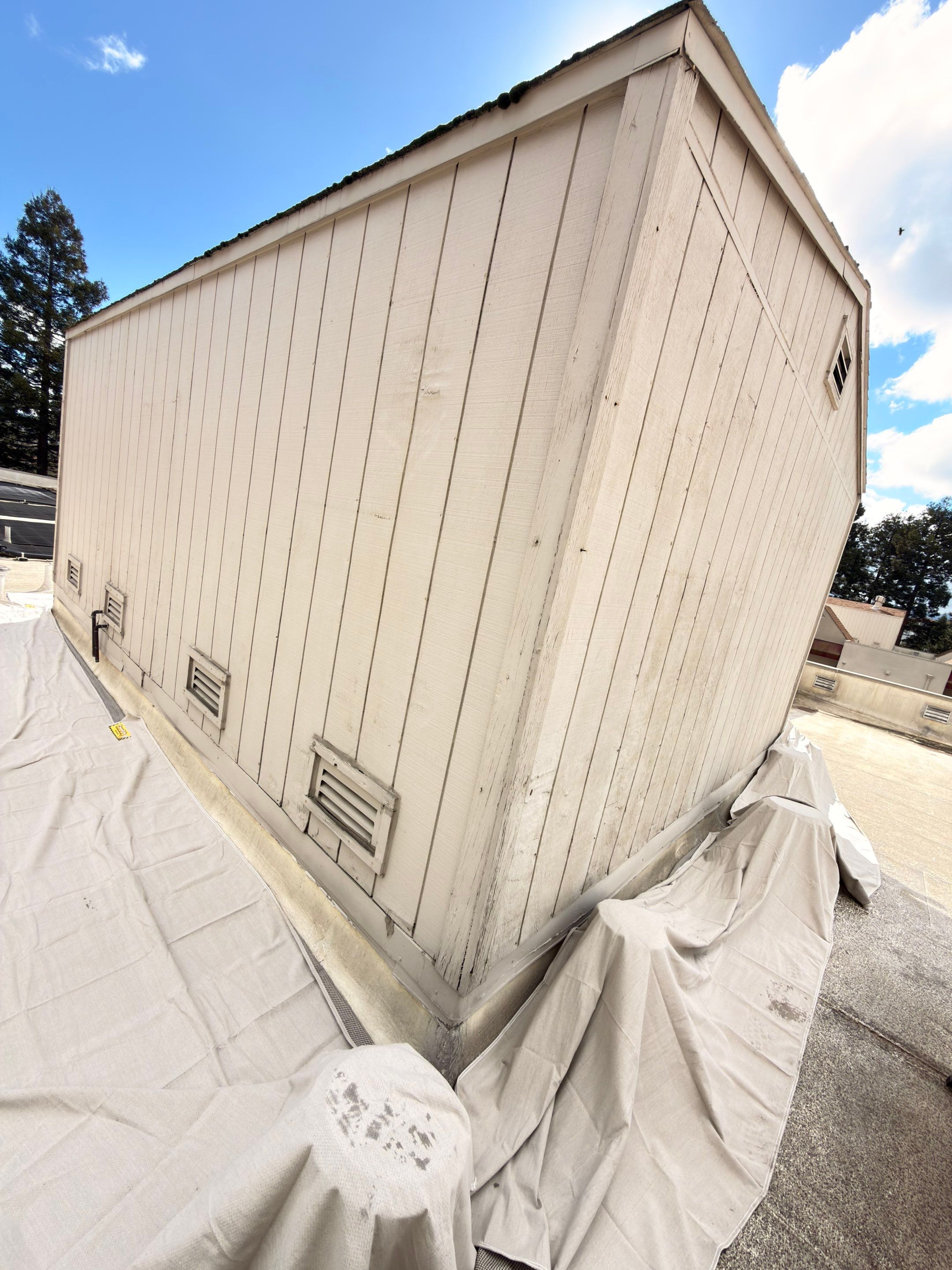 Roof Top Boiler Room and Roofing Repairs by Anza Builders, Inc. 