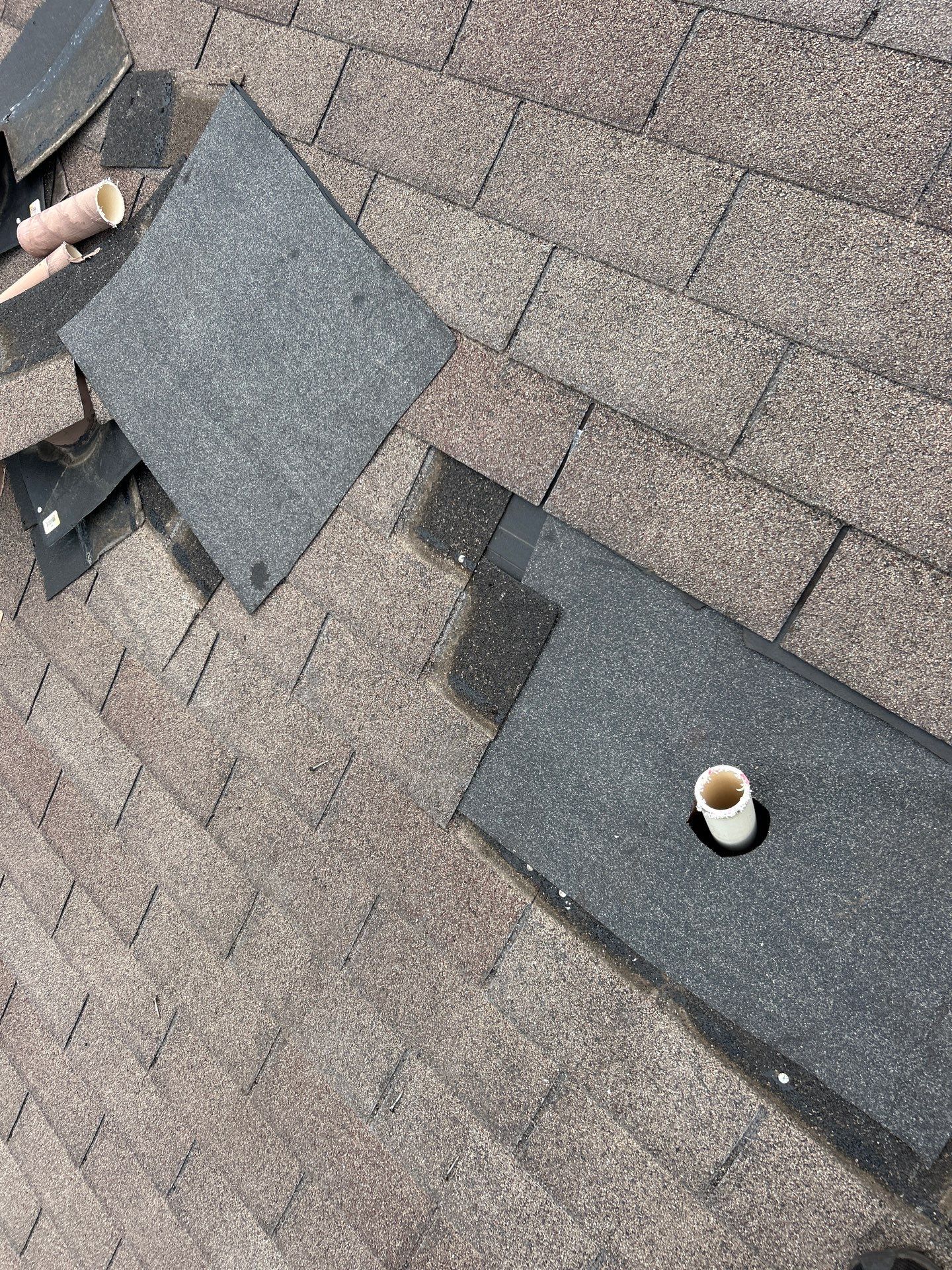 Hail Damage using Owen's Corning Duration (Lifetime) Shingles by Roof Repair Company