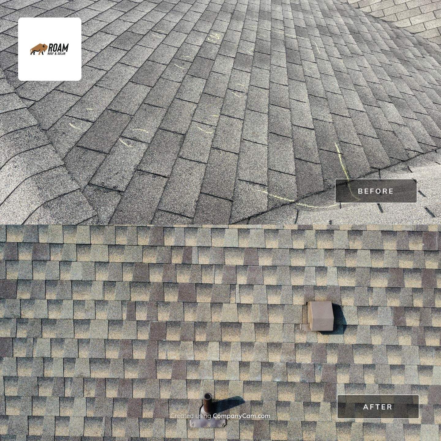 Roof Replacement in Belton by ROAM Roof & Solar