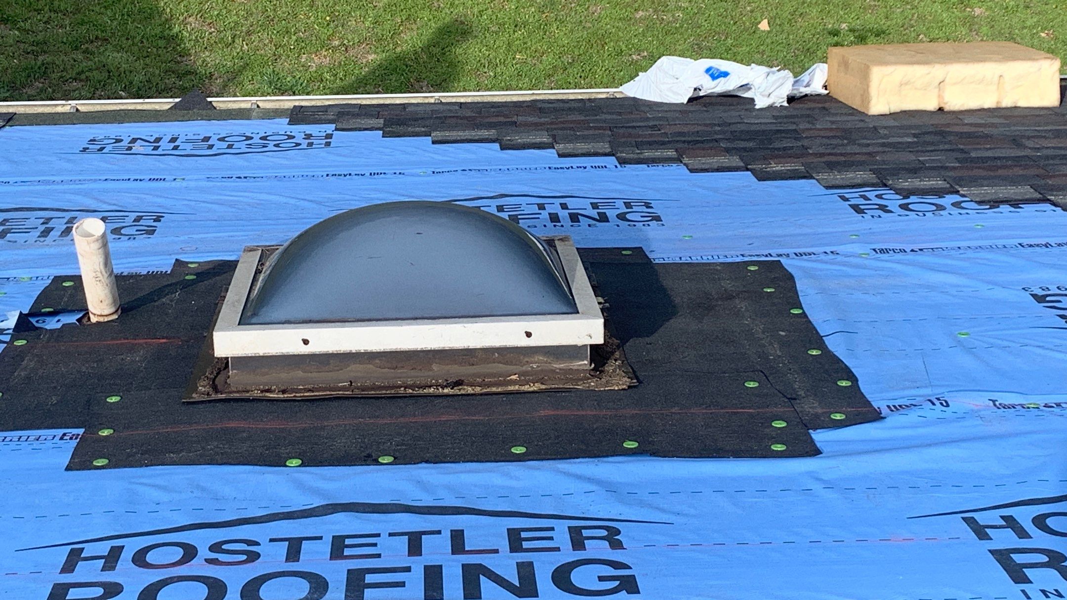 Residential Shingle Reroof using Malarkey Vista by Hostetler Roofing