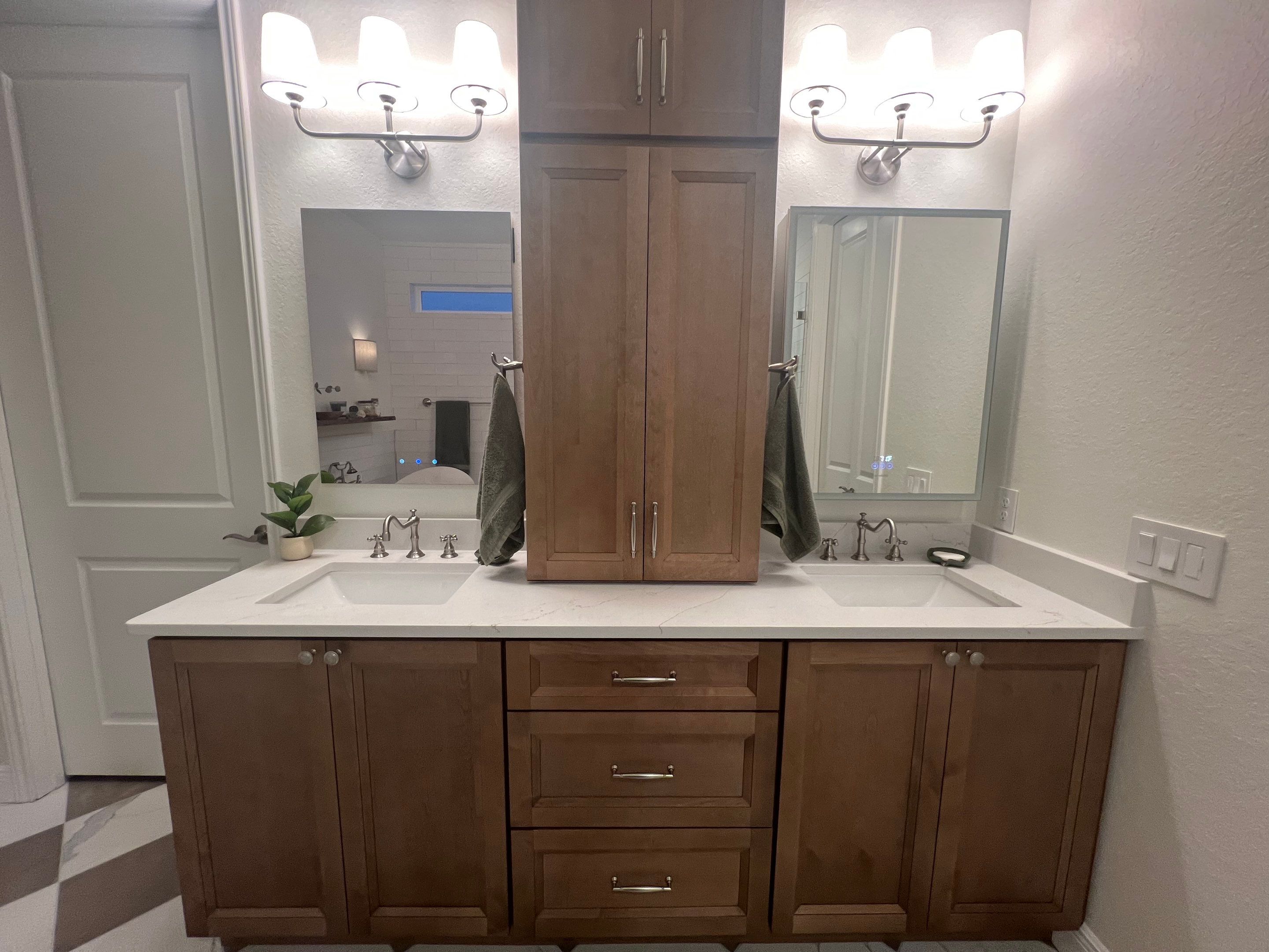 San Antonio Del Webb Bathroom Remodel Featuring Luxury Walk-In Shower and Freestanding Tub by Legacy Bath and Kitchen