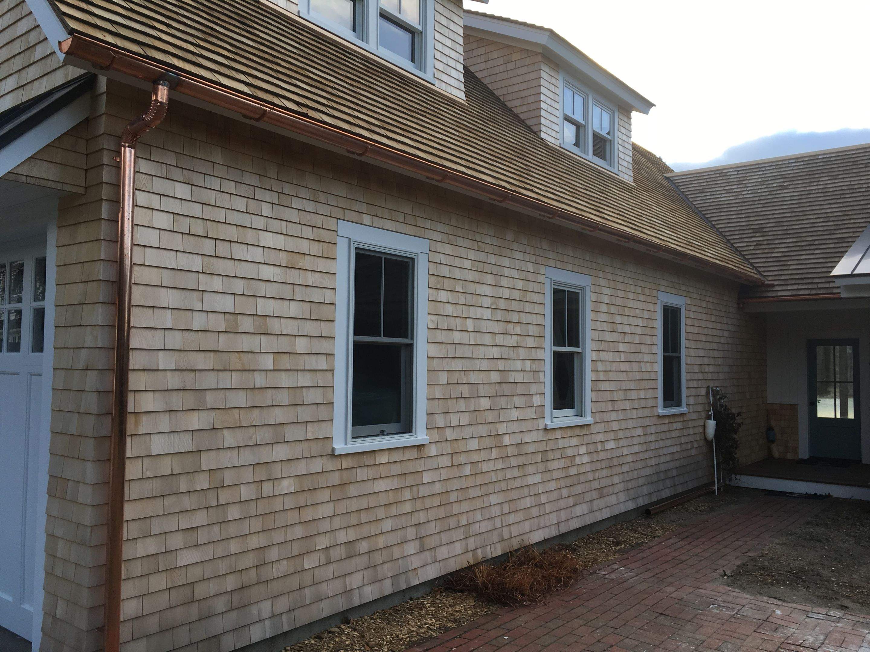 Half Round Copper Gutters in Chatham, MA by Gutter Pro Enterprises