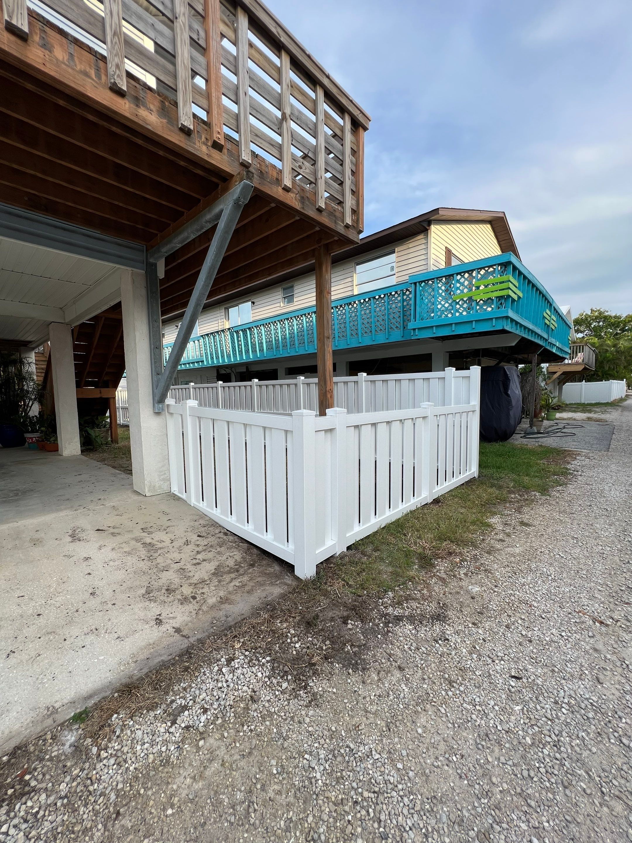 Vinyl Fence Installation using Vinyl Vertical Shadowbox Privacy Fence by Asap fence and gates, LLC