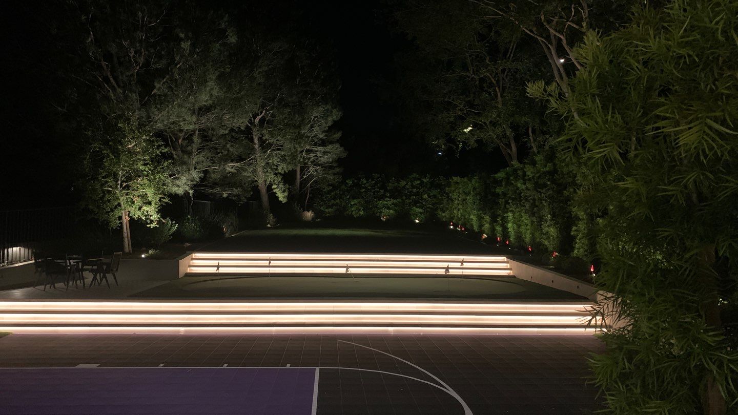 Lutron HomeWorks Integration and Landscape Lighting in Westlake Village by Outdoor Lights + Shades