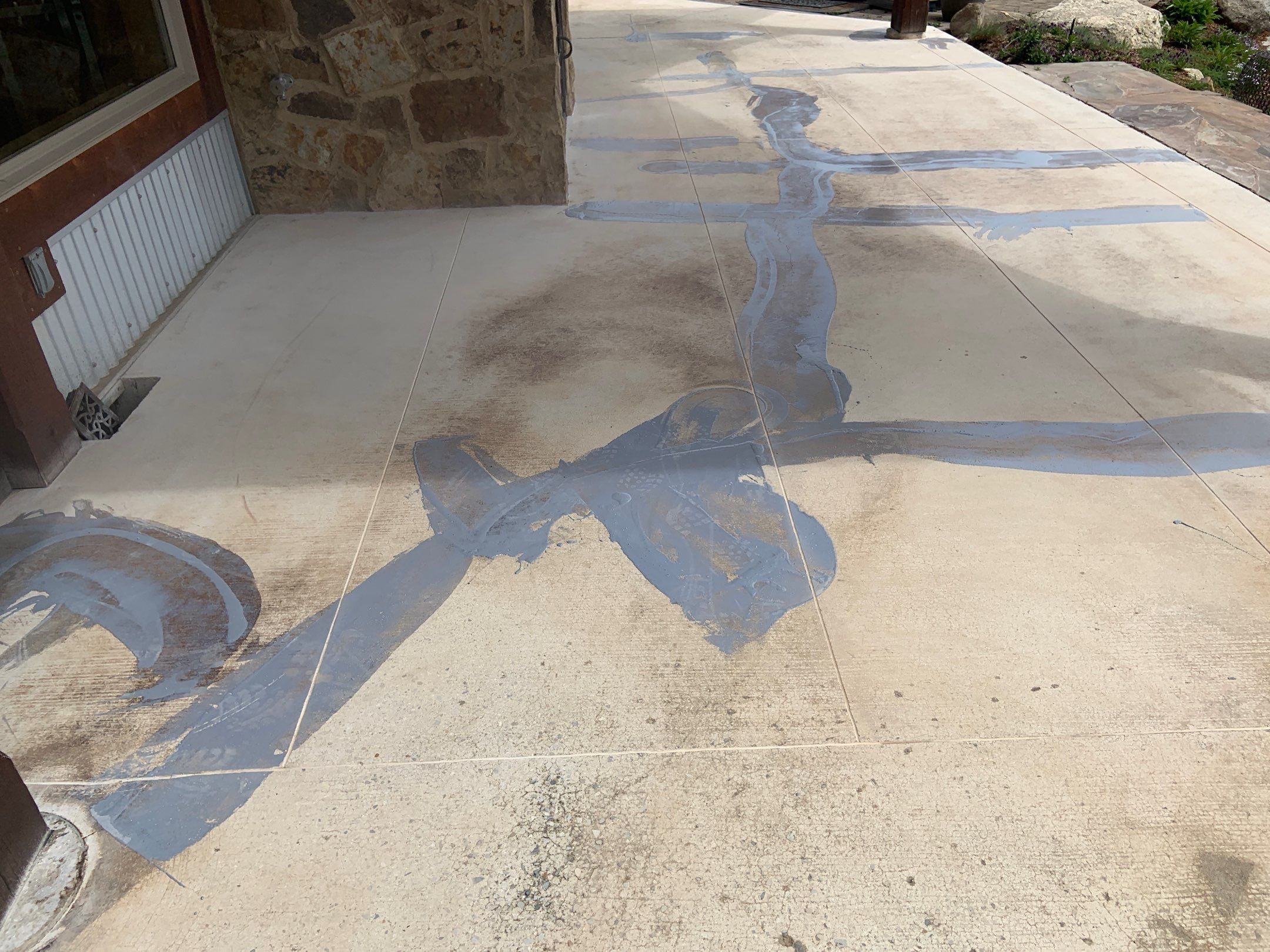 Patio Transformation using Mt Everest by Croc Coatings, LLC