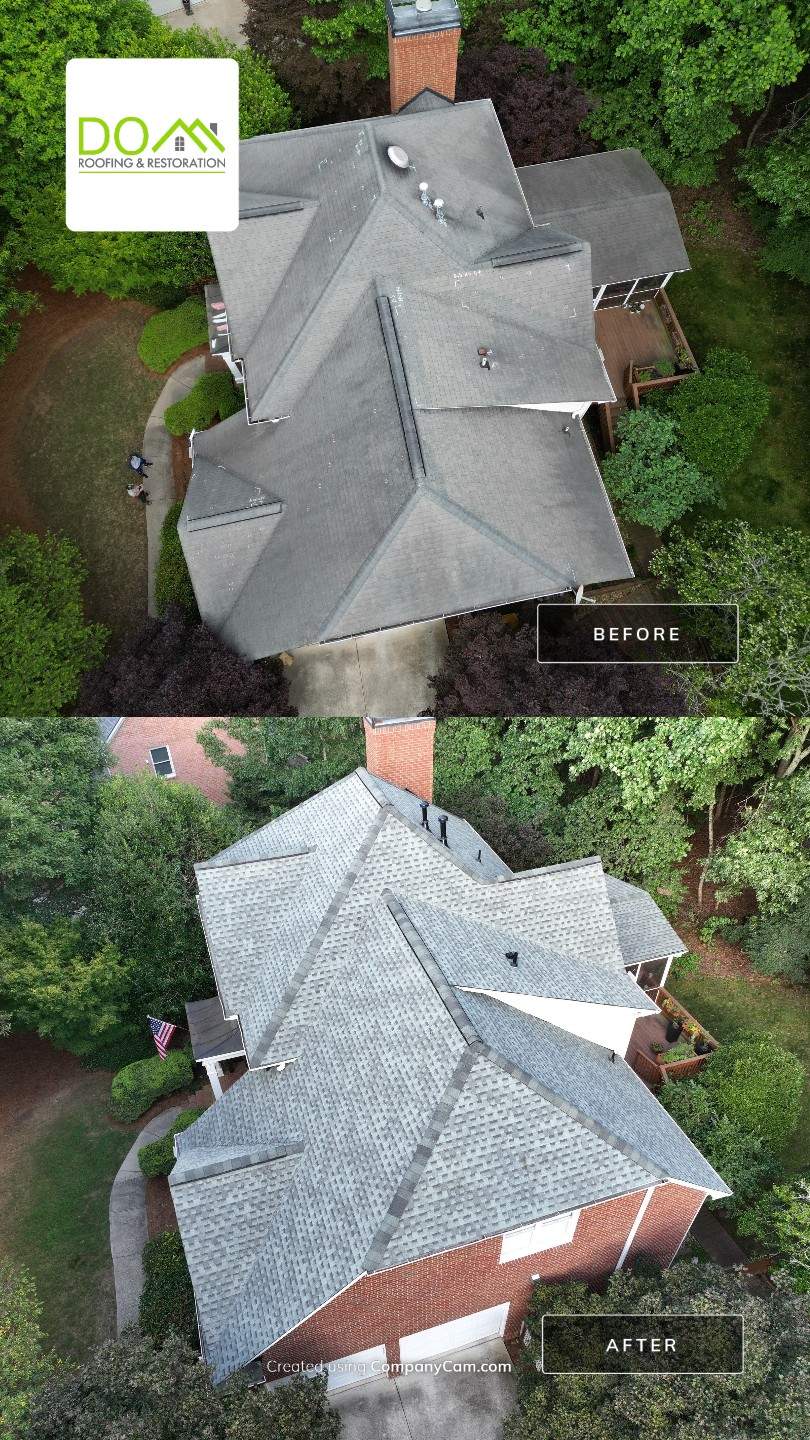  Grand Avenue  Suwanee Roof Replacement  by Dom Roofing & Restoration