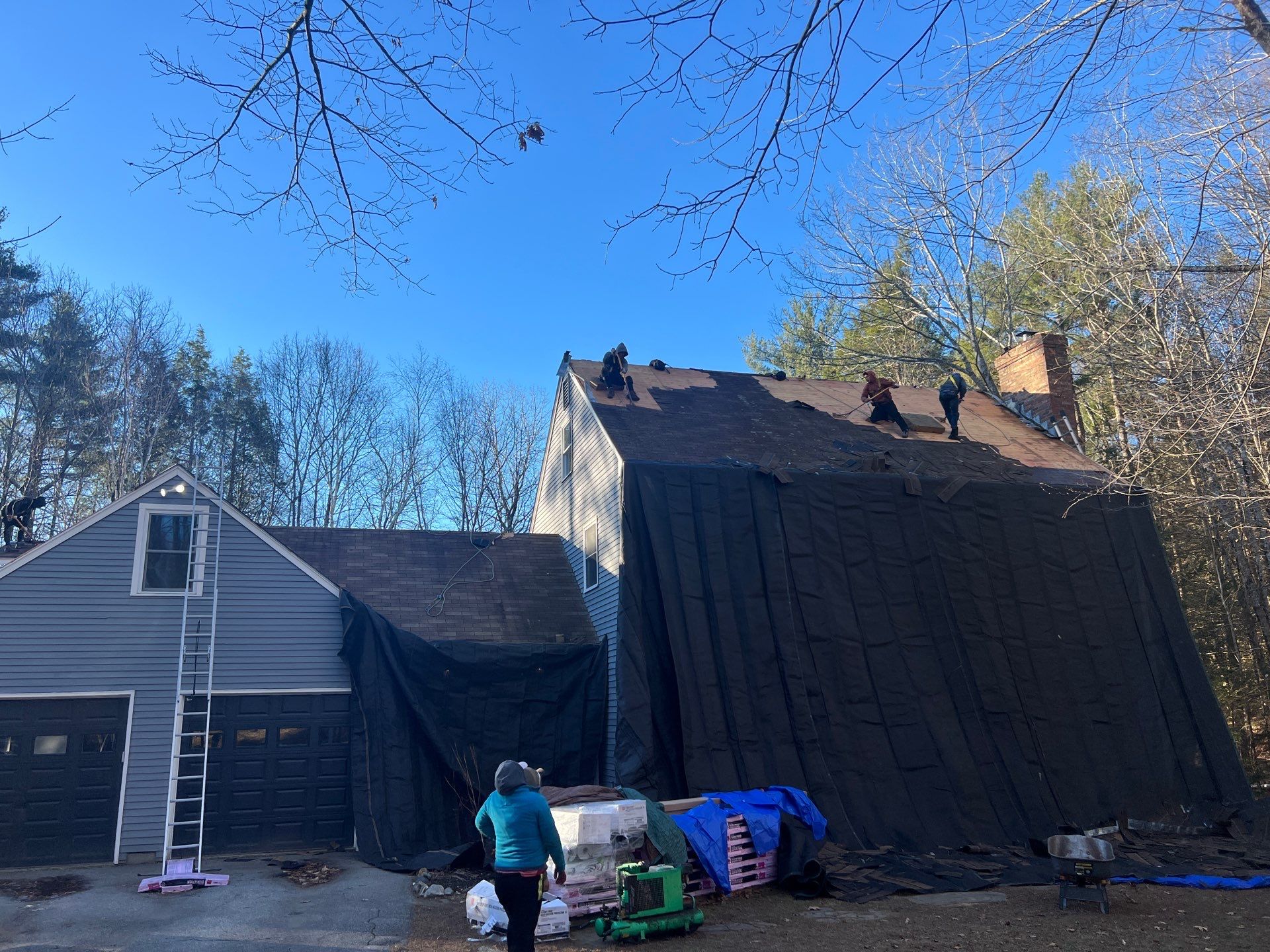 Deerfield, NH Roof Install by Tall pine roofing