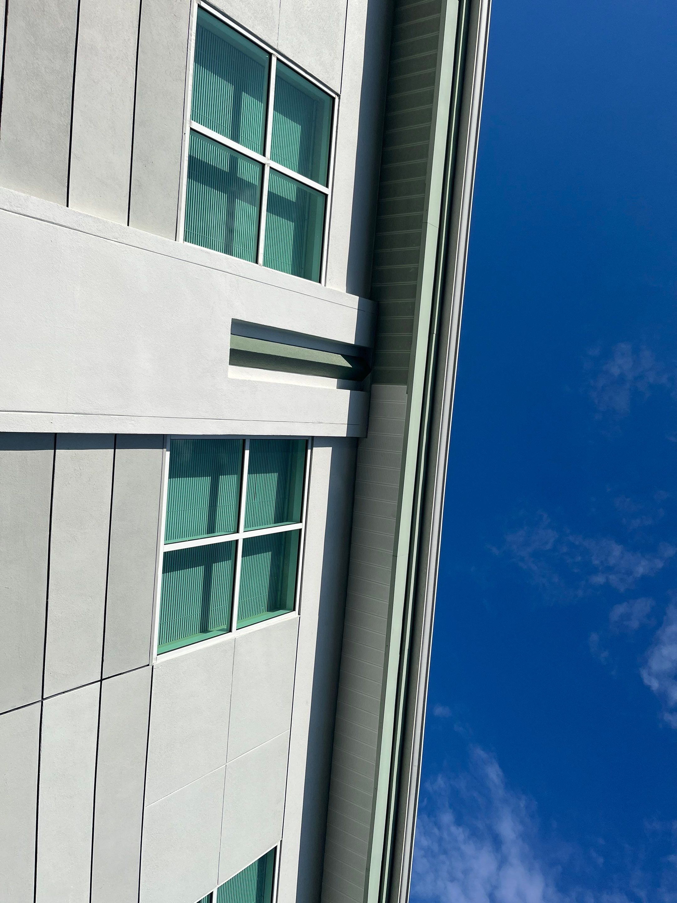 White Soffit and Fascia Repair Project in Sarasota FL by Gutter Professors