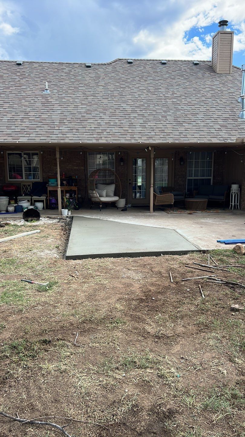 Tree removal , Concrete, Pergola, and sod install  by Clays Services Inc