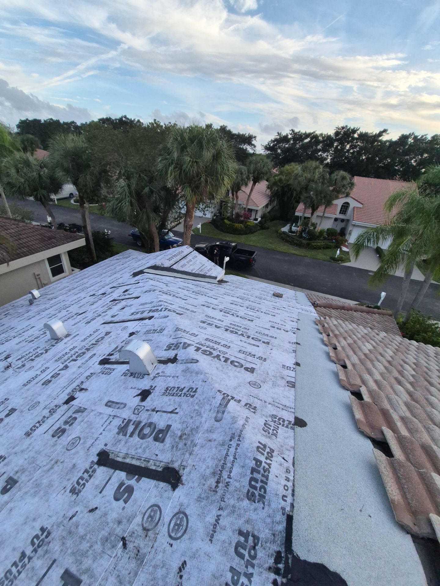 Residential Roofing Installation using Westlake Roofing Tile by BLUES BROTHERS ROOFING